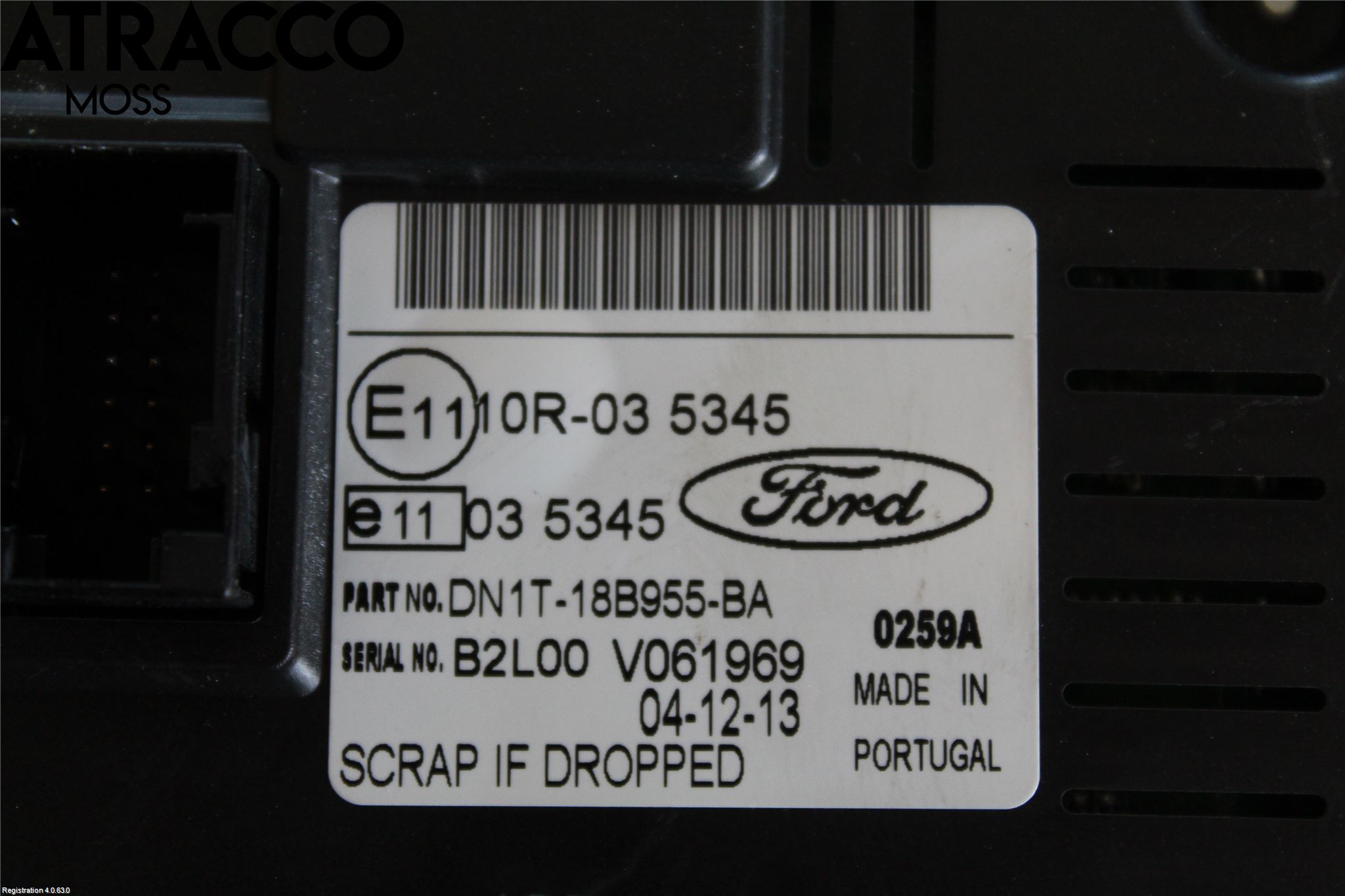 Ford FIESTA 13-17 Instr Skjerm Dvd-Gps-Ac-Tlf