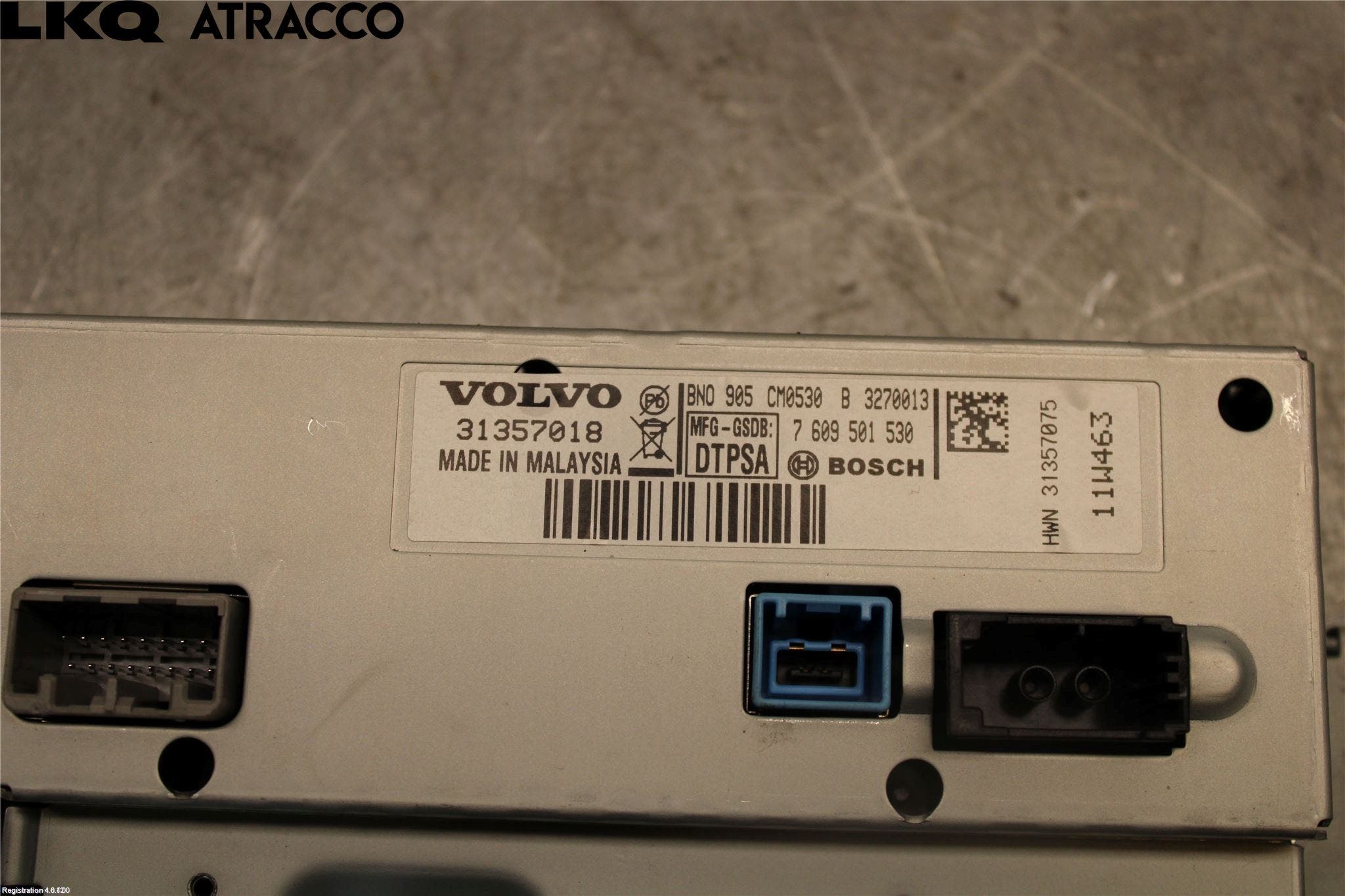 Volvo XC60 09-13 Multifunktionsdisplay