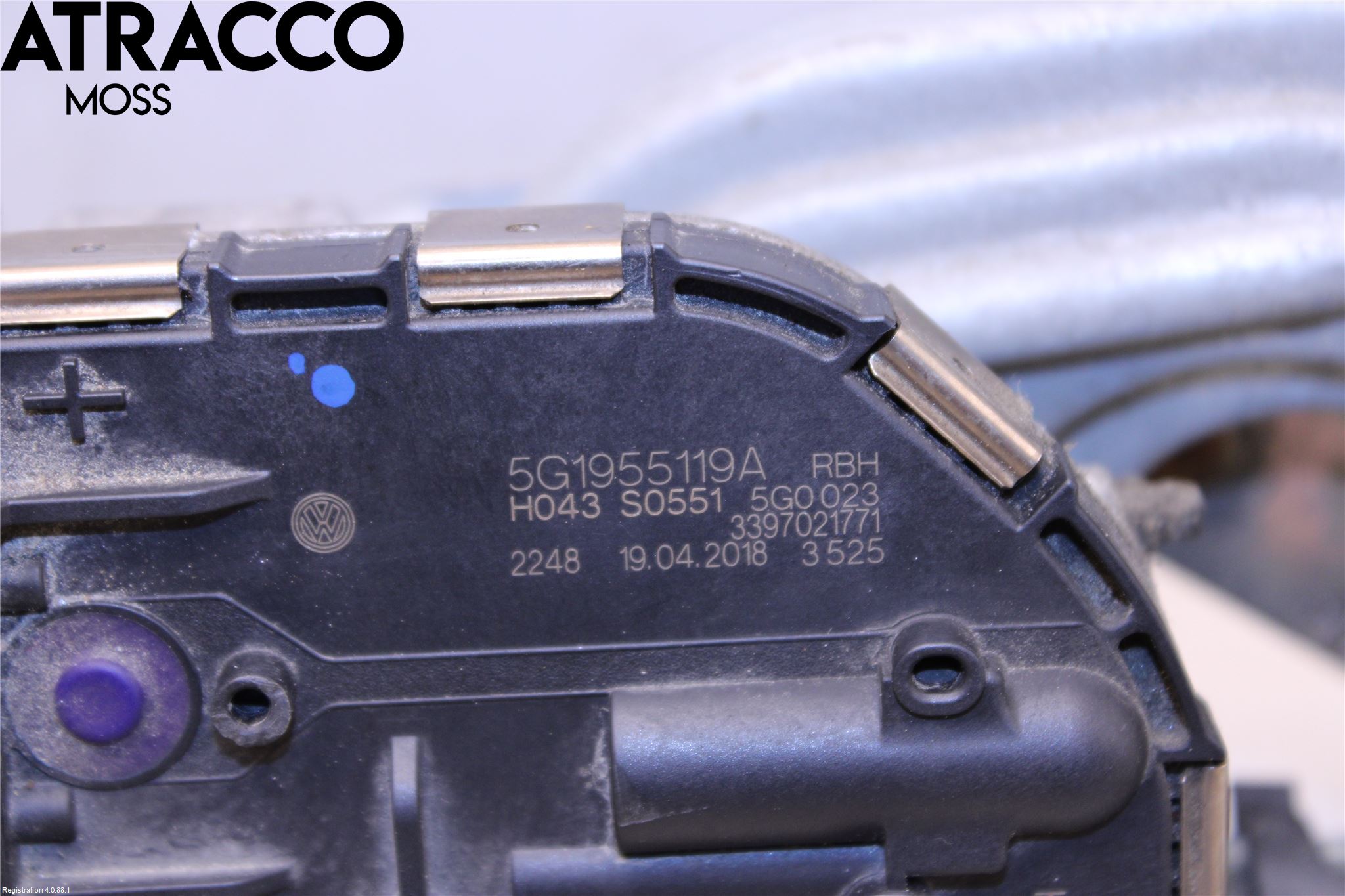 Volkswagen VW GOLF / E-GOLF VII 13-20 Viskermotor Frontrute