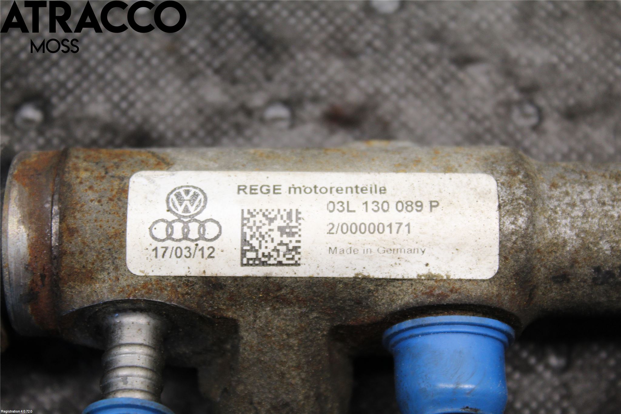 Volkswagen VW CADDY 11-15 Inj. Fuelrail