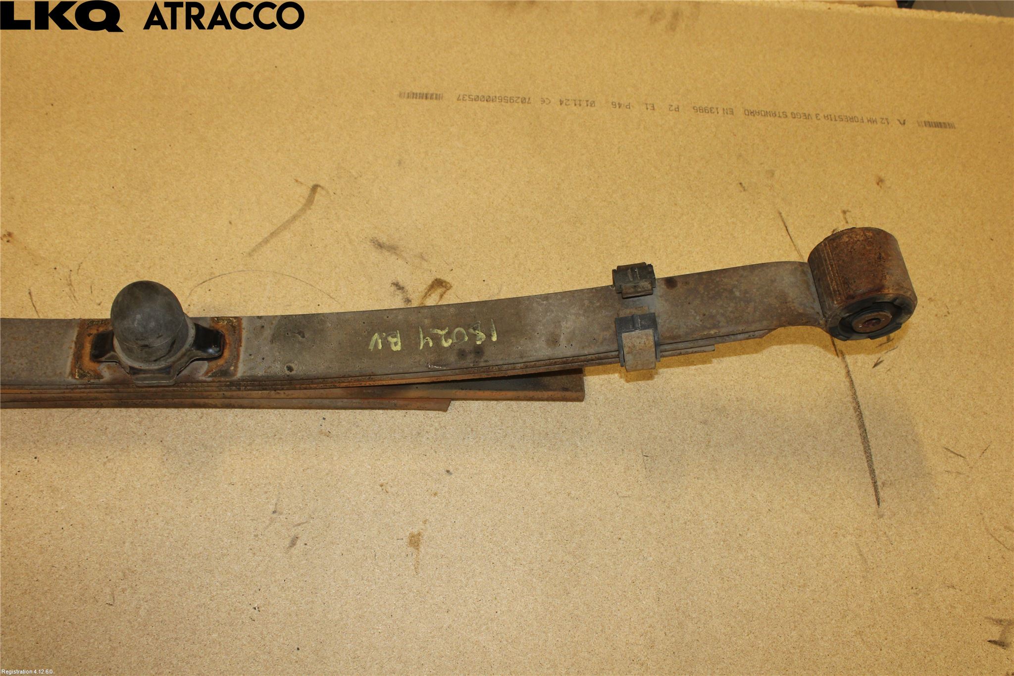 Ford RANGER EU 12-23 Fjær Bak Blad