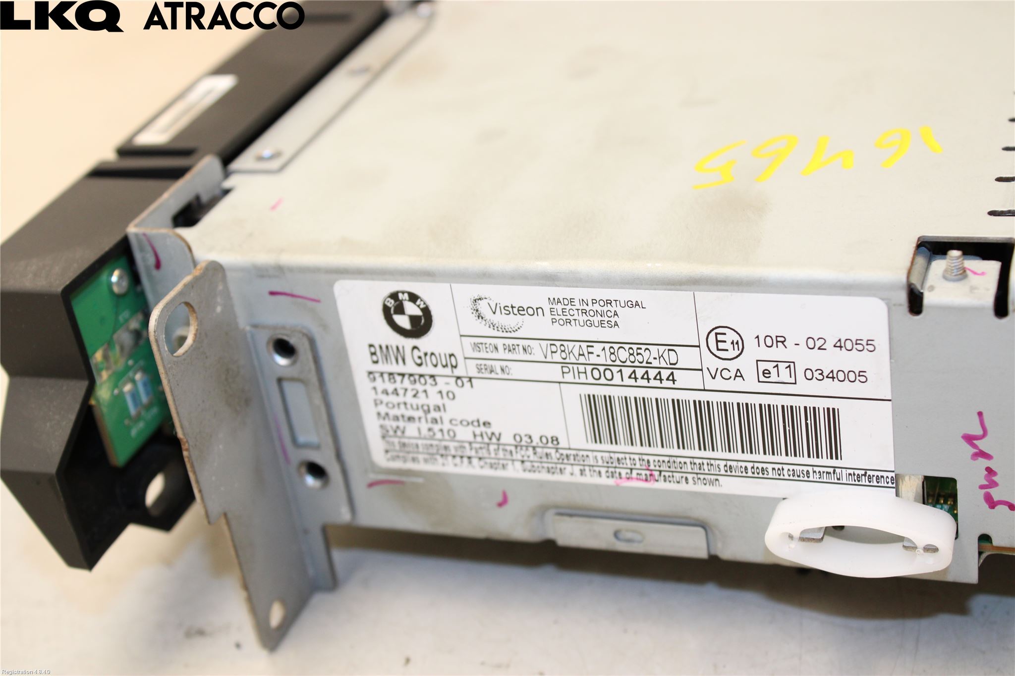 BMW 5 E60/61 Sed/Tou 02-10 Stereo Cd Veksler