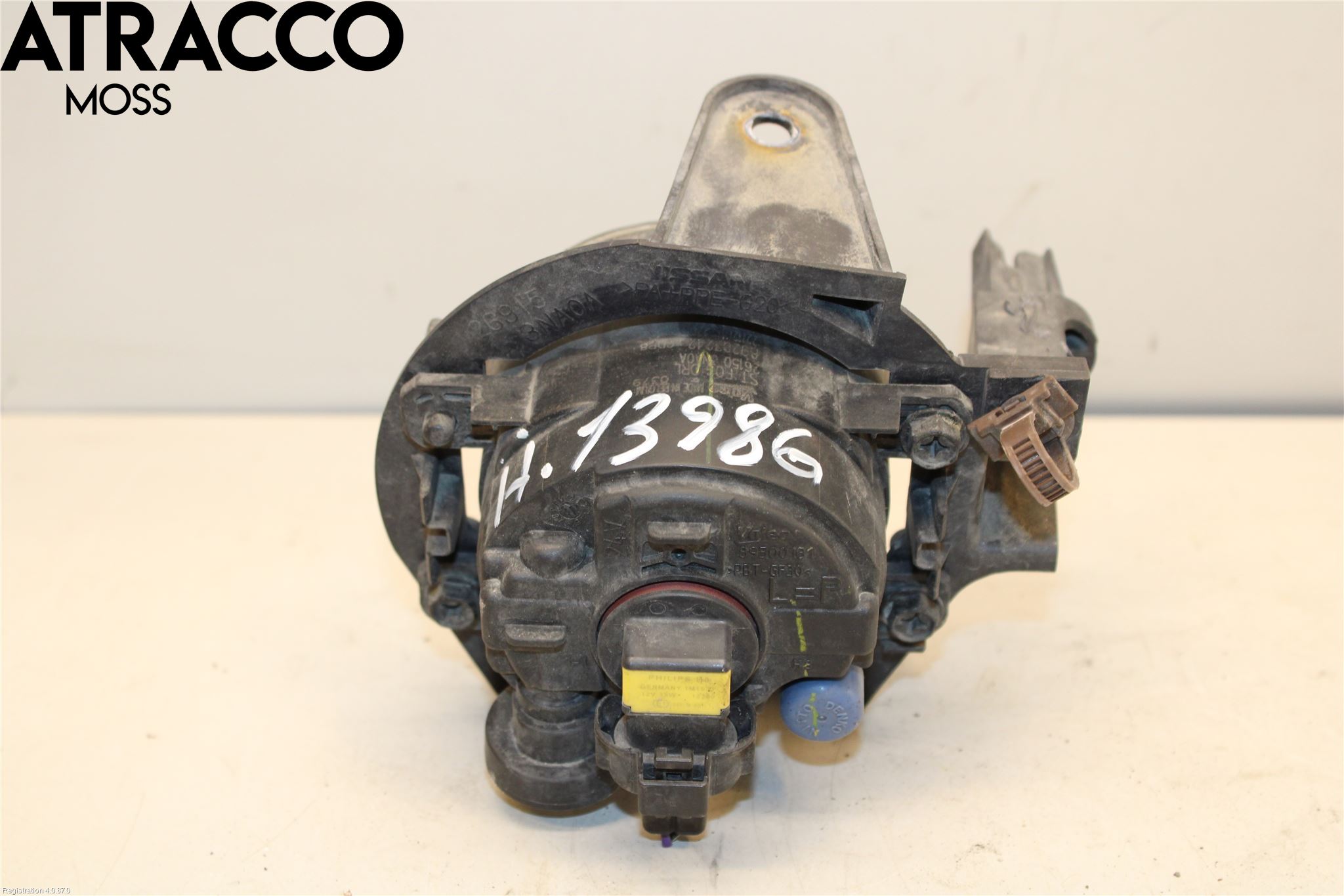 Nissan LEAF 11-17 Frontlykt-Kurve-Tåkelys