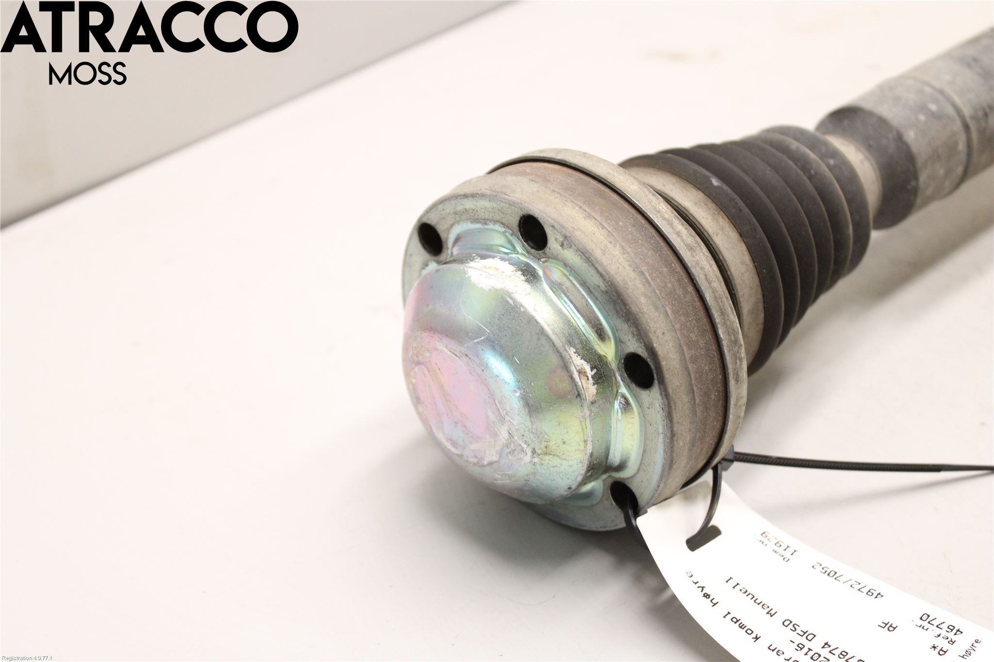 Volkswagen VW CADDY 16-20 Drivaksel Foran Kompl Høyre