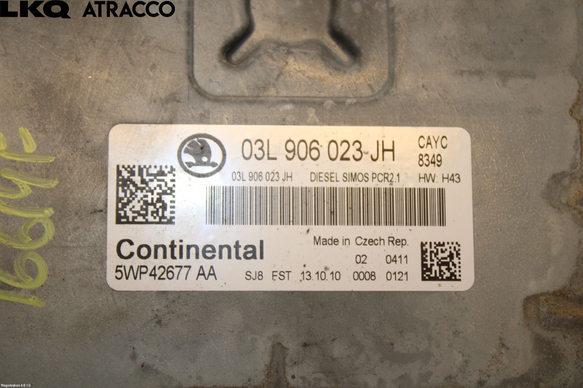 Skoda SUPERB 09-15 Styreenhet Innsprøytning