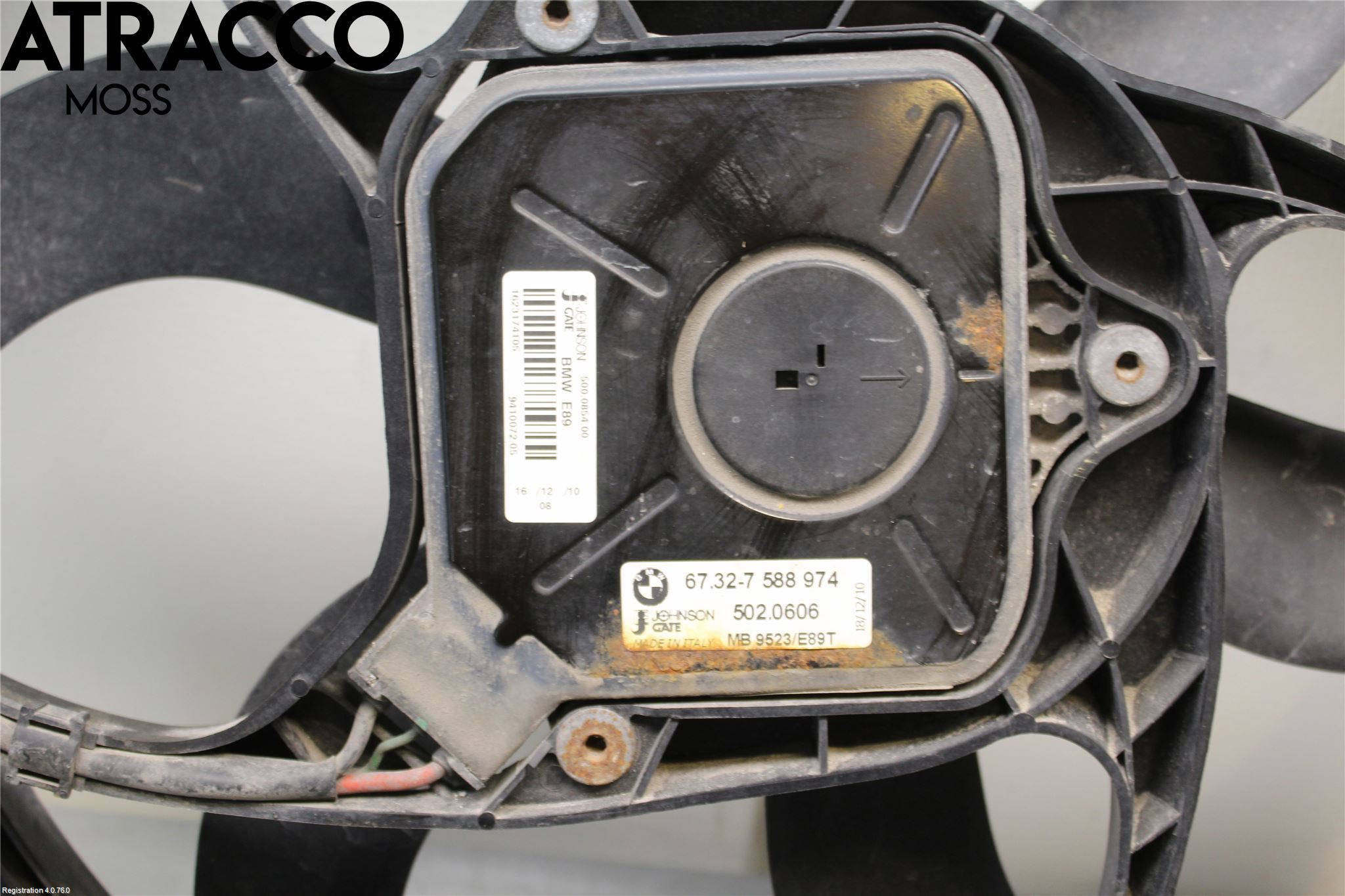 BMW X1 E84 10-15 Kjølevifte Elektrisk