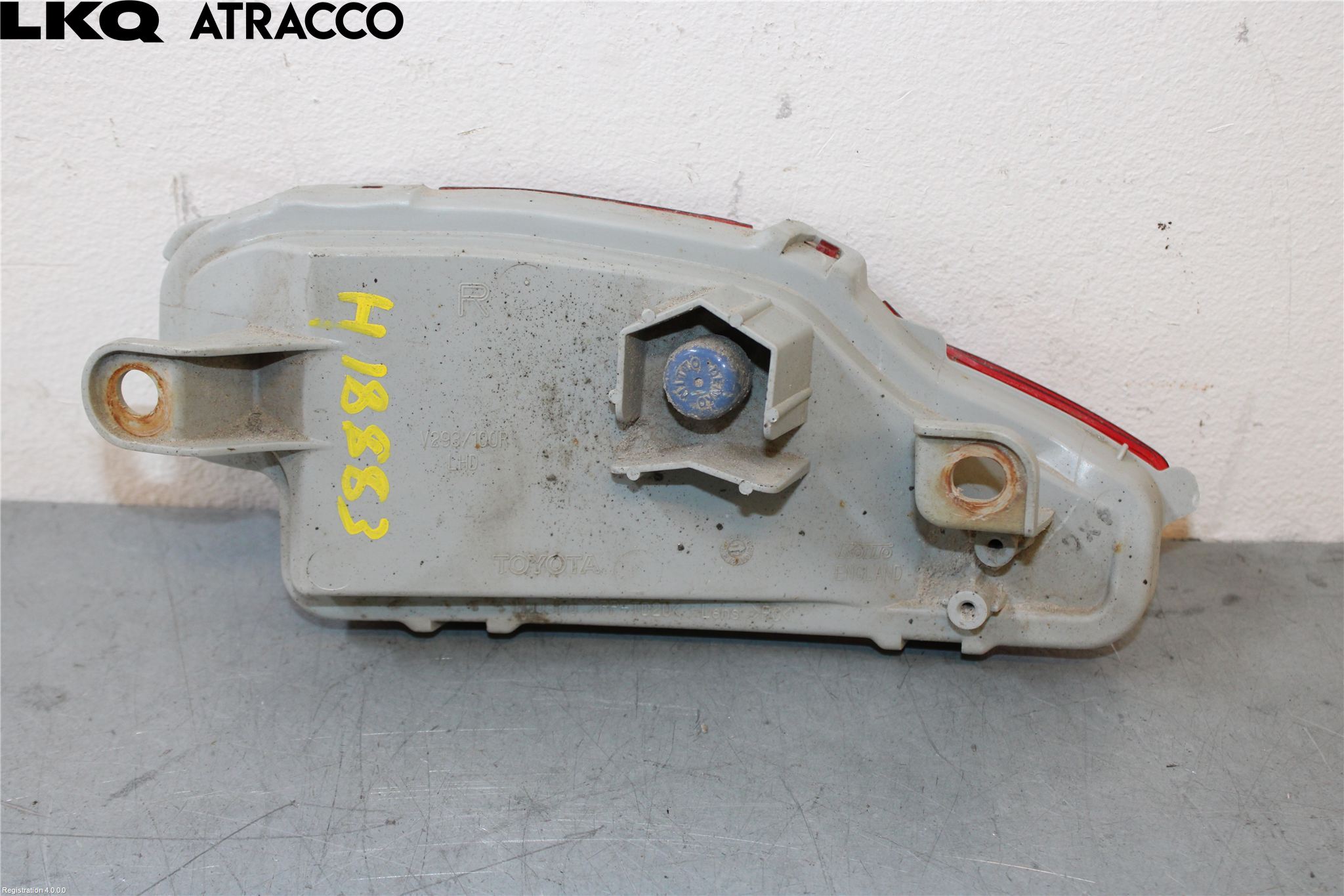 Toyota YARIS XP130 12-14 Refleks Bak