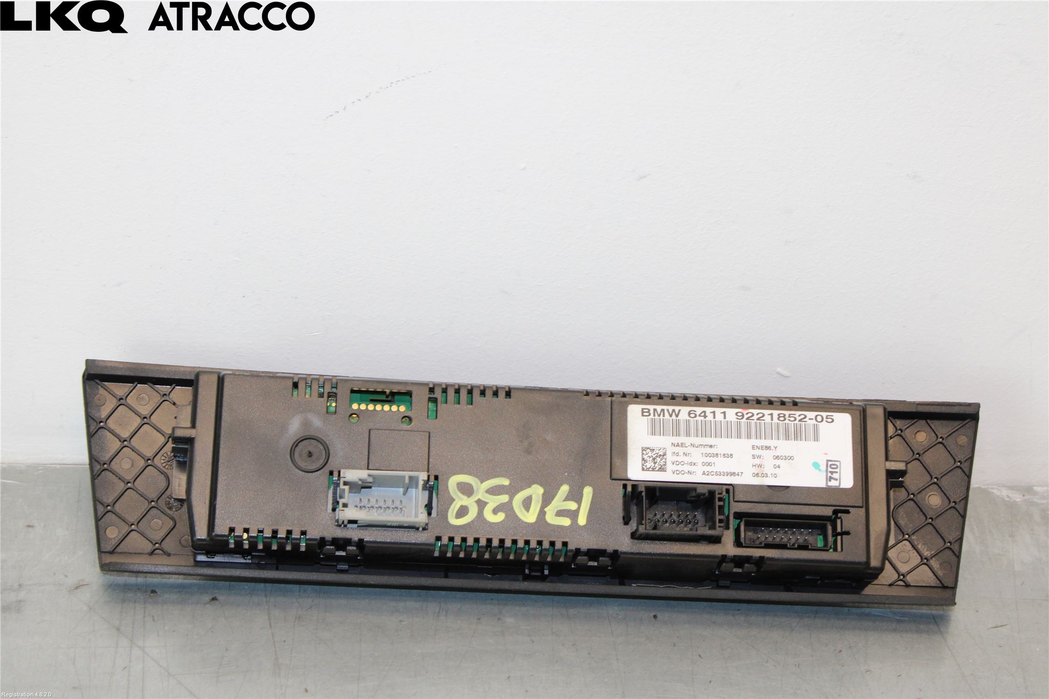 BMW 3 E90/91 SED/TOU 05-12 Varme Ac Betjening-Display