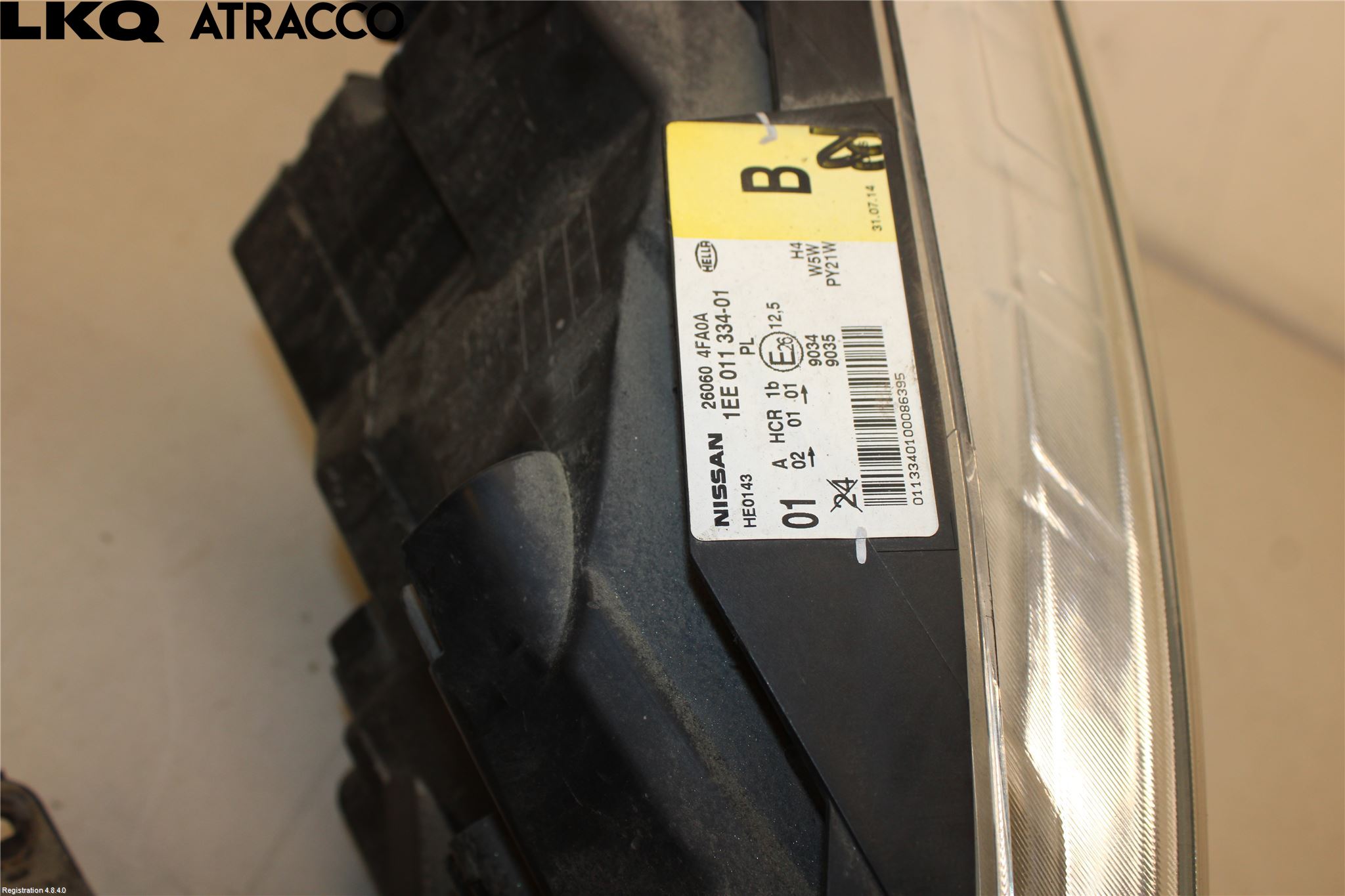 Nissan E-NV200/EVALIA Frontlykt Venstre