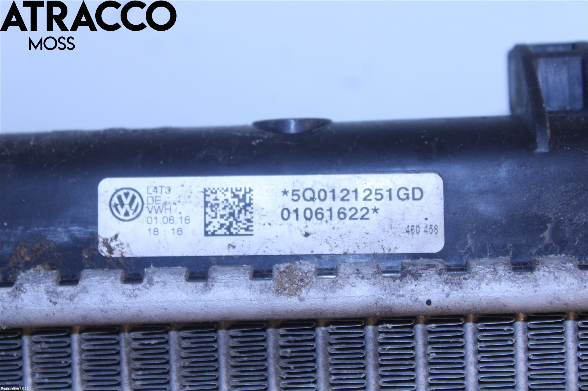 Volkswagen VW PASSAT 15-19 Radiator Automat