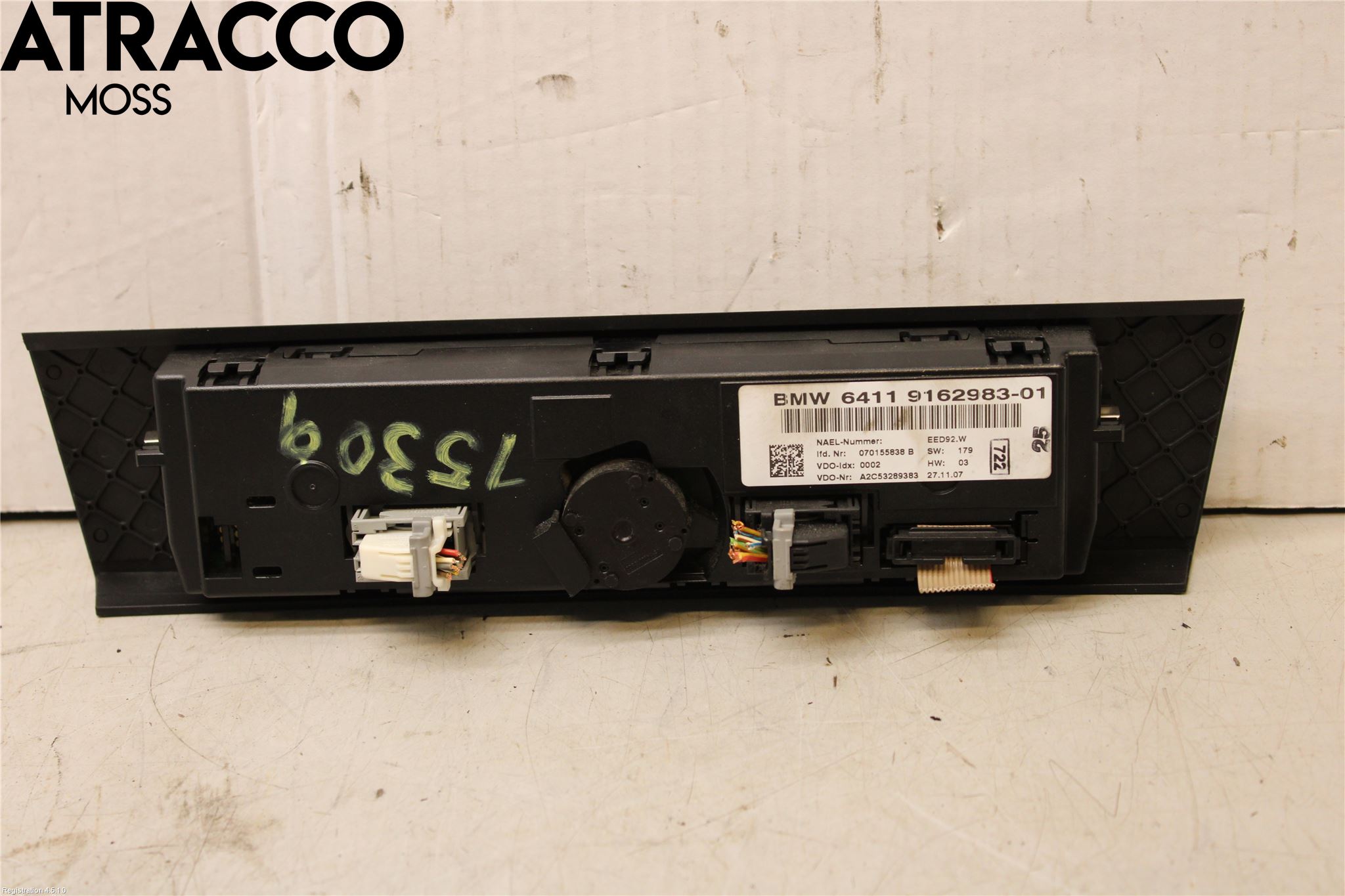 BMW 3 E90/91 SED/TOU 05-12 Varme Ac Betjening-Display