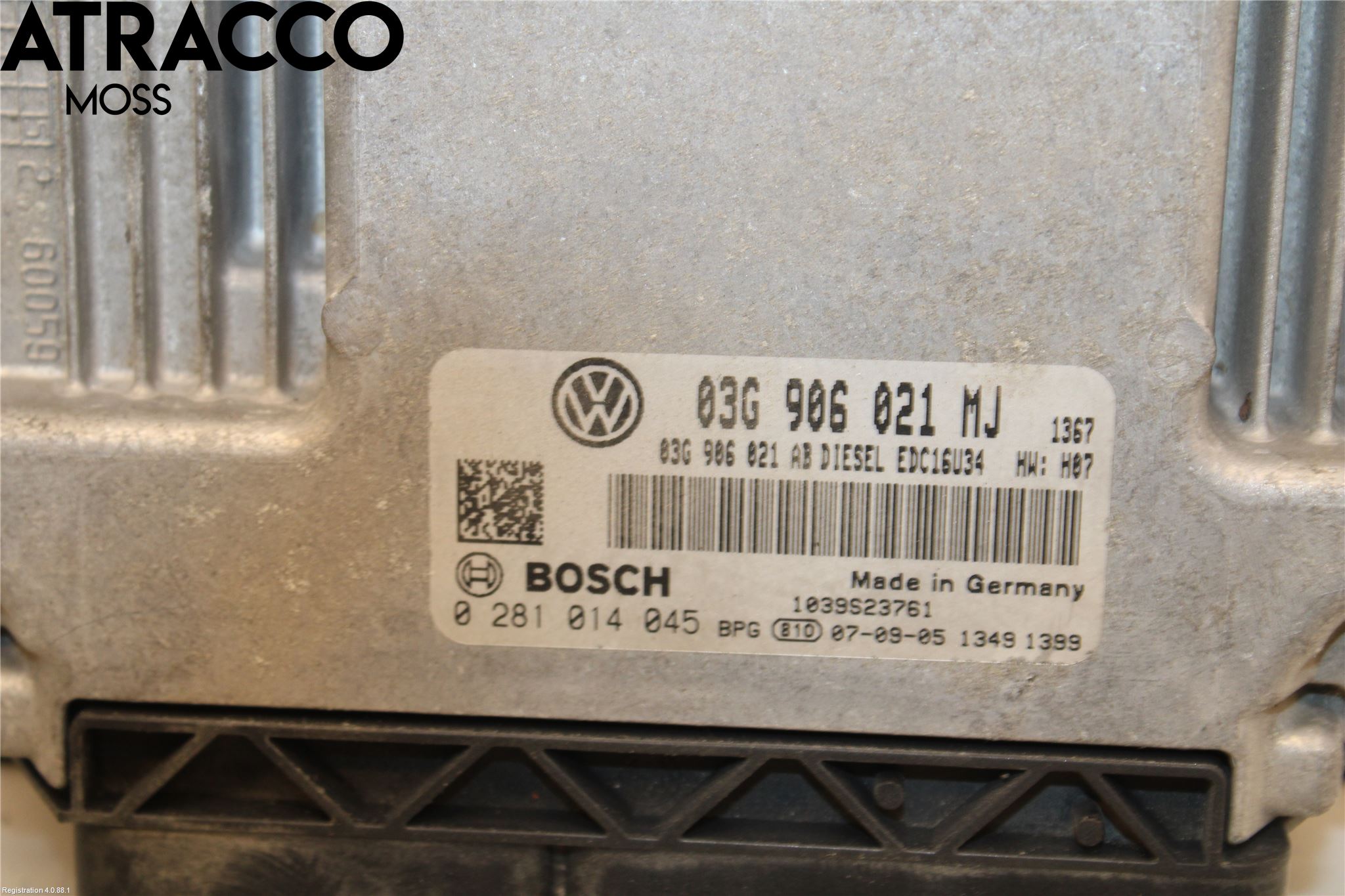 Volkswagen VW TOURAN 03-10 Styreenhet Dieselpumpe