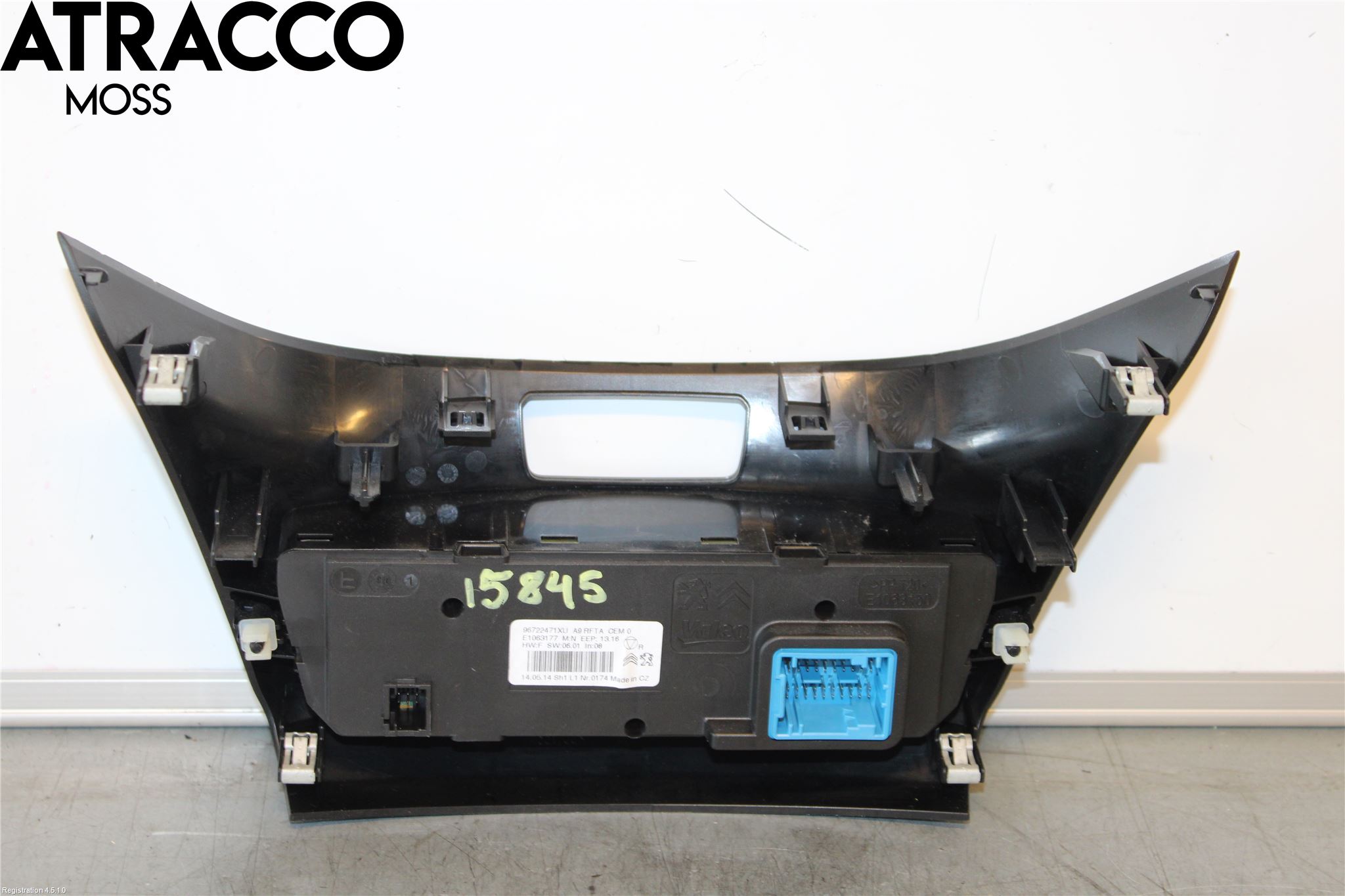 Peugeot 2008 13-20 Varme Ac Betjening-Display