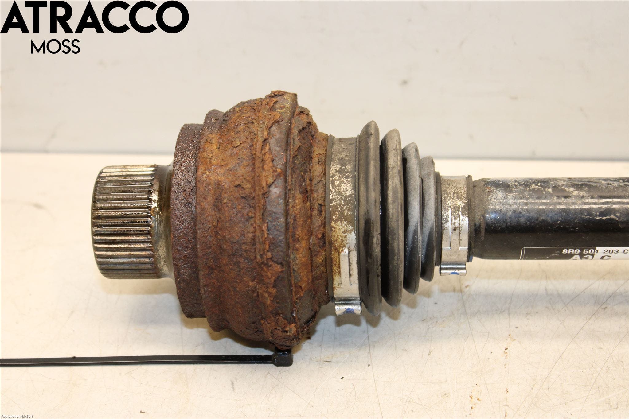 Audi Q5 09-16 Drivaksel Bak Kompl Høyre