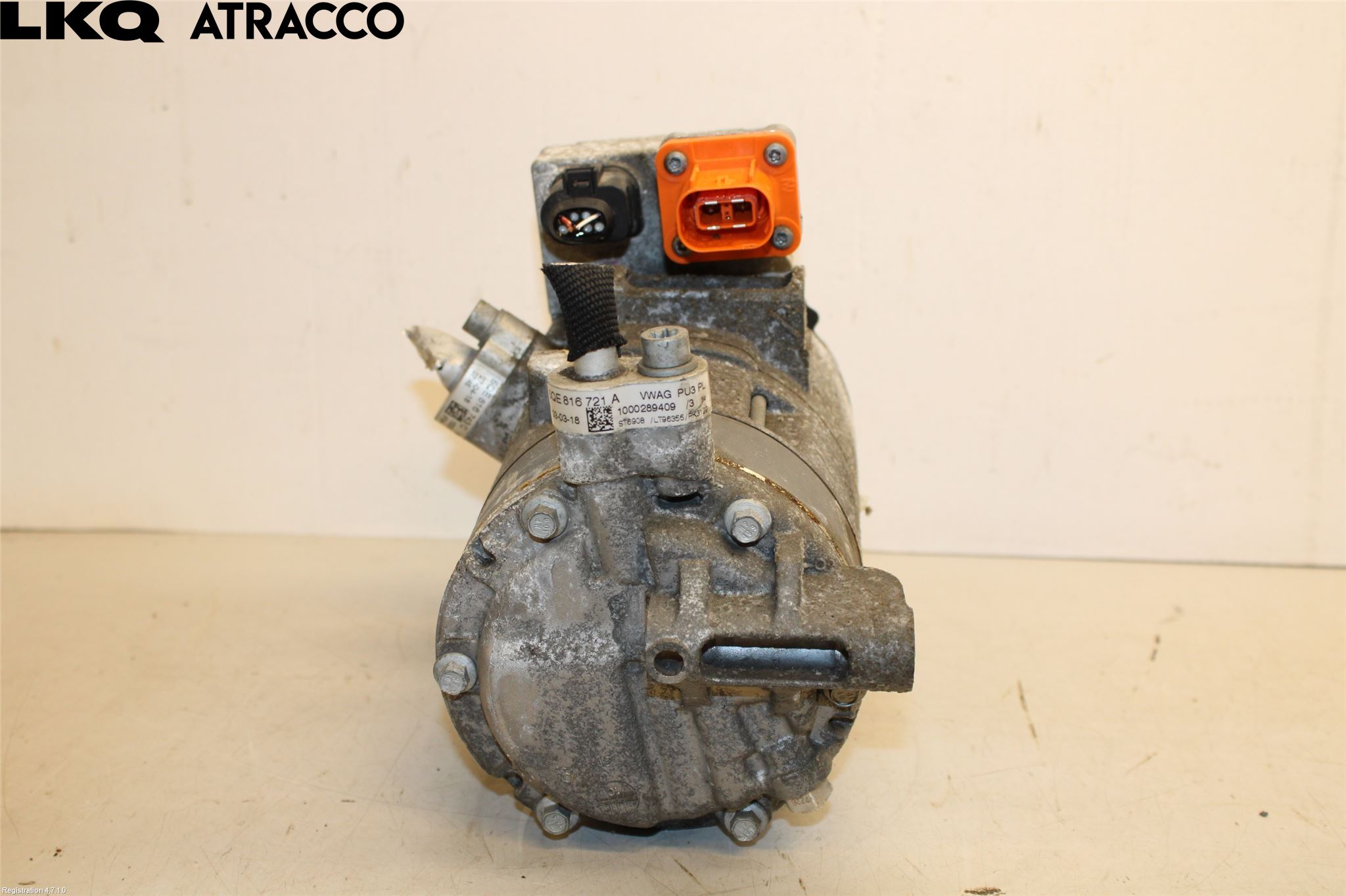 Volkswagen VW GOLF / E-GOLF VII 13-20 Varme Ac Kompressor