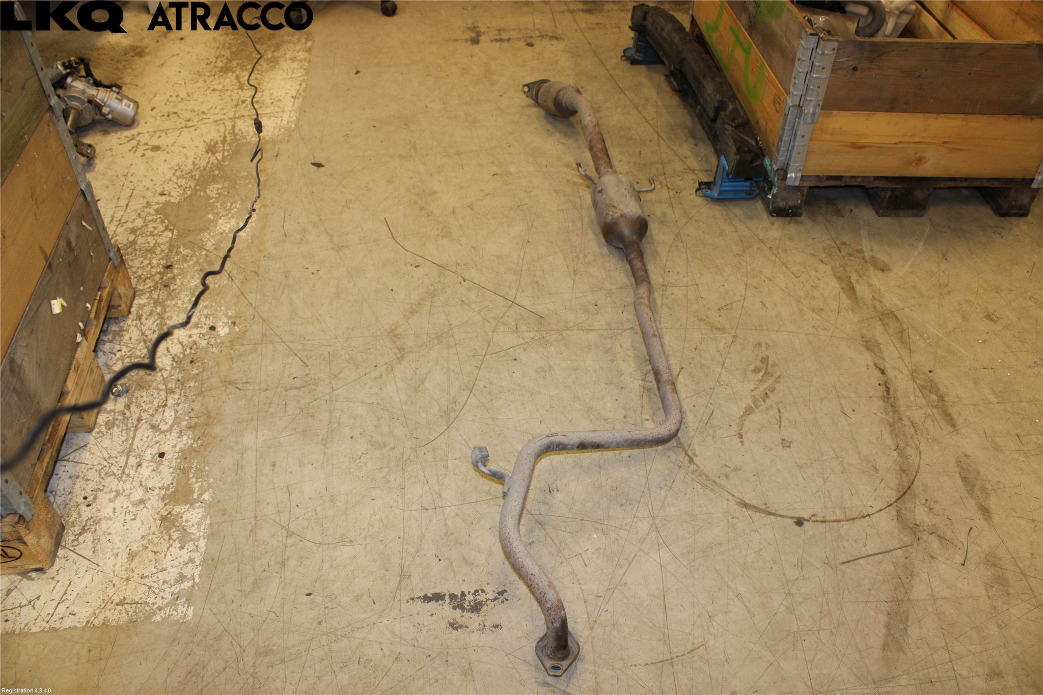 Toyota YARIS XP130 15-20 Eksos Foran-Mitt-Bak