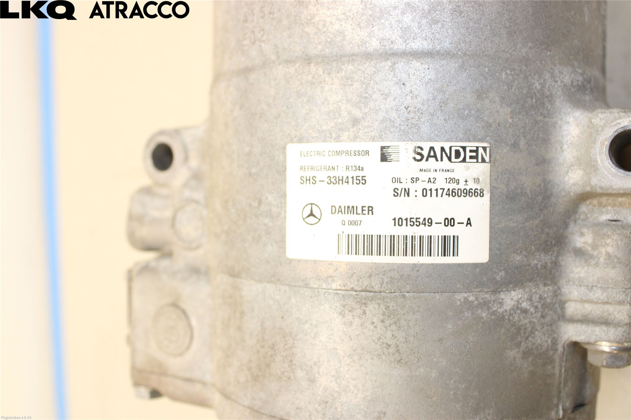 Mercedes-Benz MB B-KLASS (W246/W242) 12-19 Varme Ac Kompressor