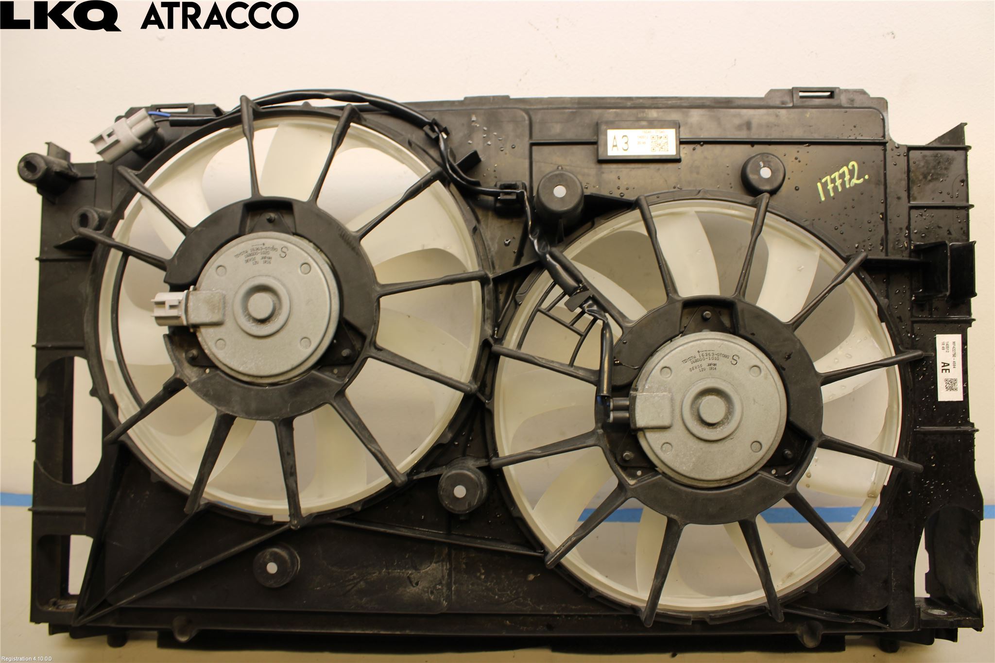 Toyota AURIS 13-19 Kjølevifte Elektrisk