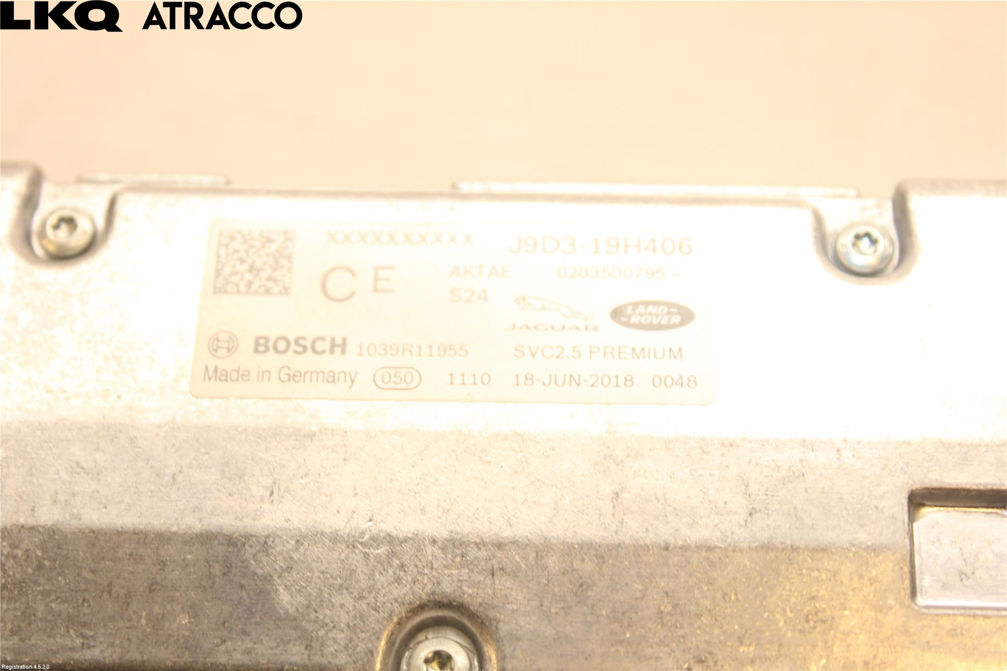 Jaguar I-PACE 18- Parkeringshjelp Kamera