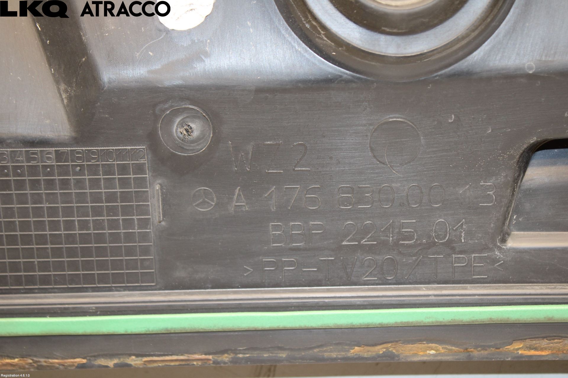 Mercedes-Benz MB CLA-KLASS (C117/X117) 13-19 Visker Deksel-Grill-Under Frr