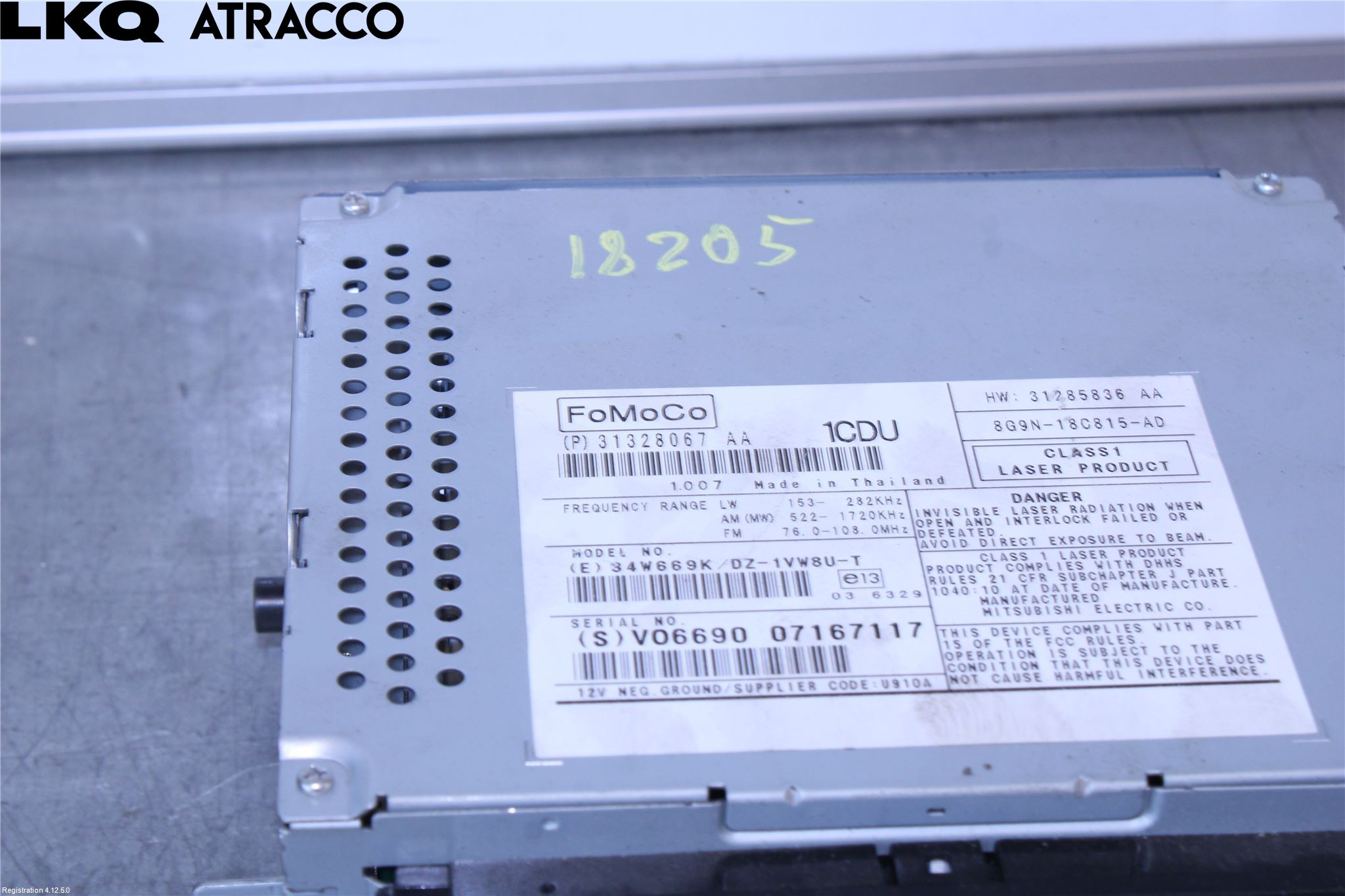 Volvo XC60 09-13 Stereo Radio