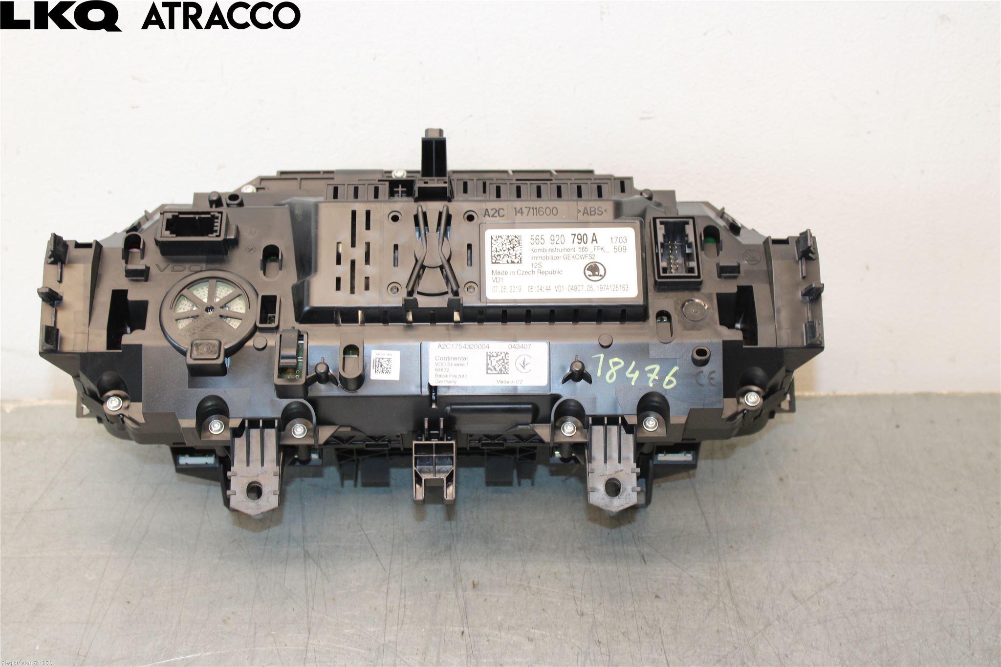 Skoda KAROQ 18- Instr Speedometer