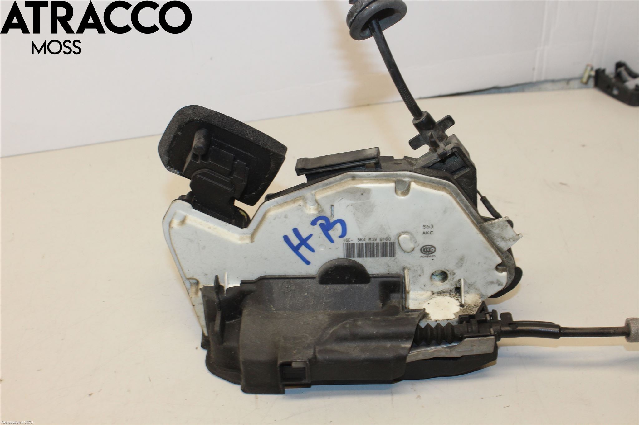 Volkswagen VW GOLF / E-GOLF VII 13-20 Dørlås - Låsekasse