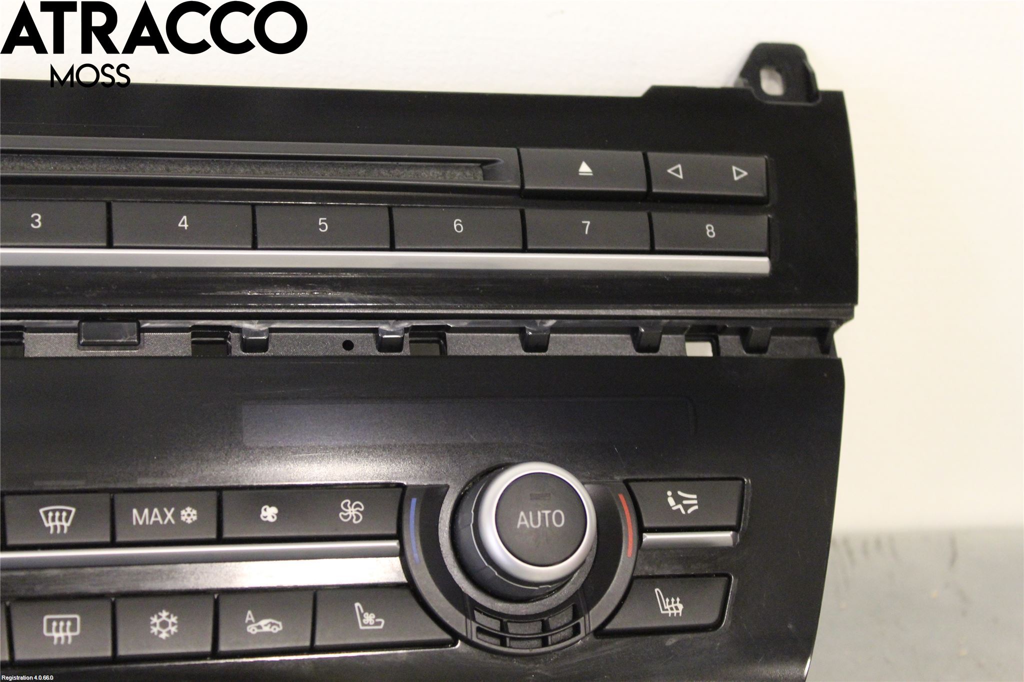 BMW 5 F10/F11/F18 09-17 Varme Ac Betjening-Display