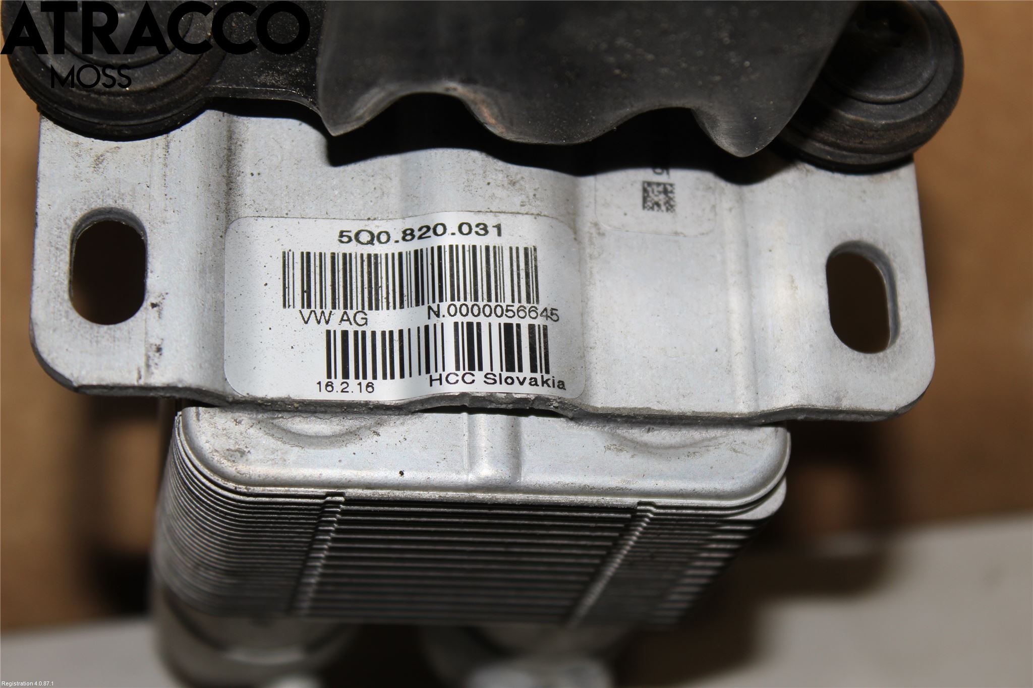 Volkswagen VW GOLF / E-GOLF VII 13-20 Varmeapparat Register Komplett