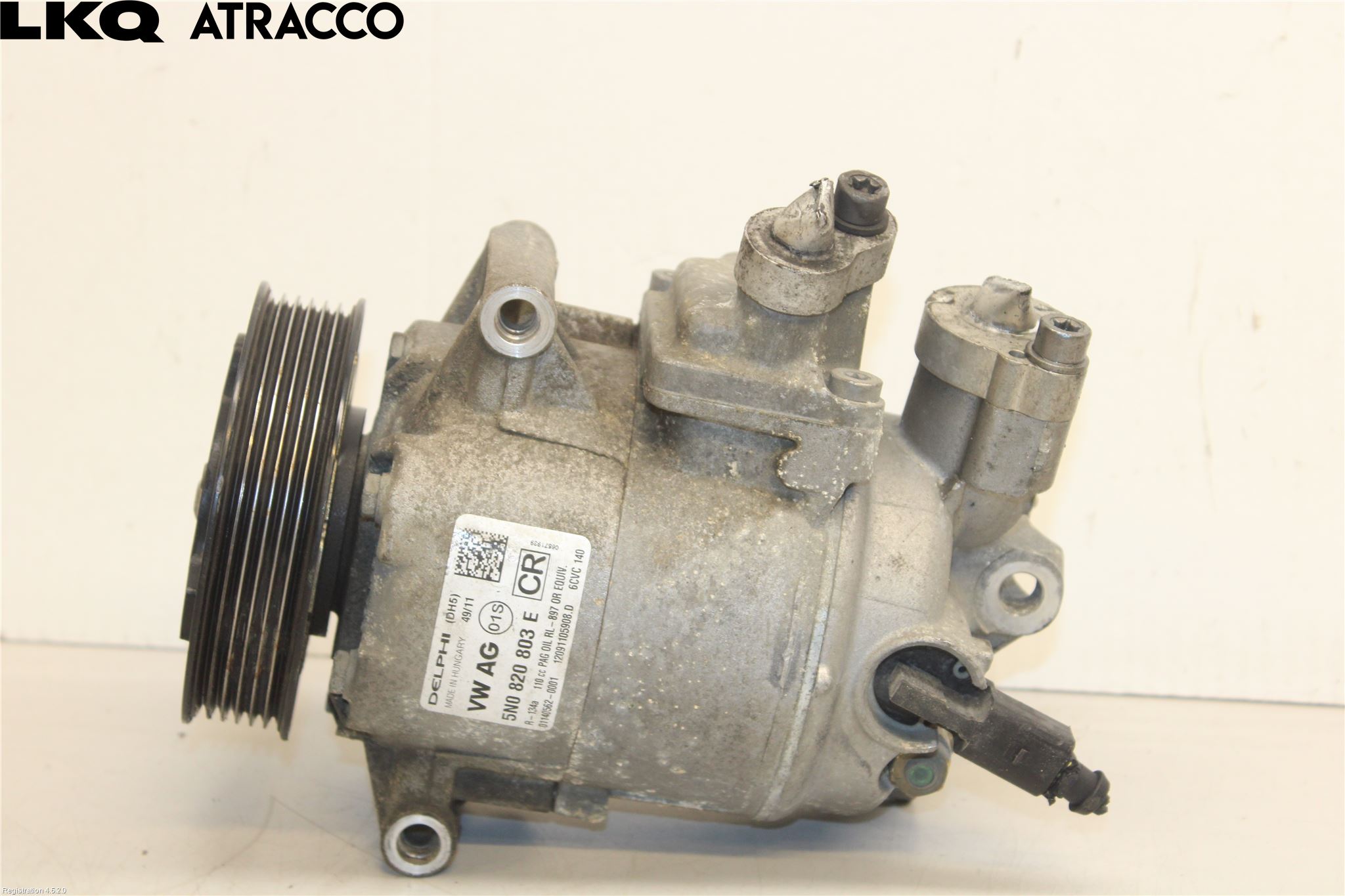 Volkswagen VW GOLF VI 09-13 Varme Ac Kompressor