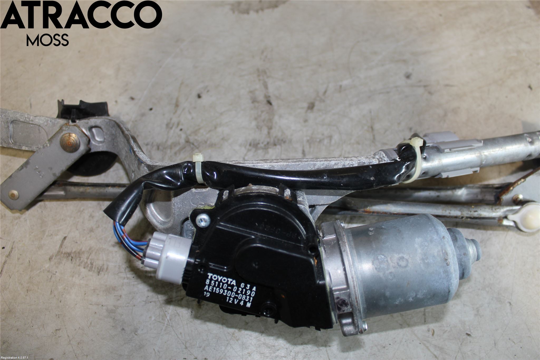 Toyota AURIS 10-12 Viskermotor Frontrute