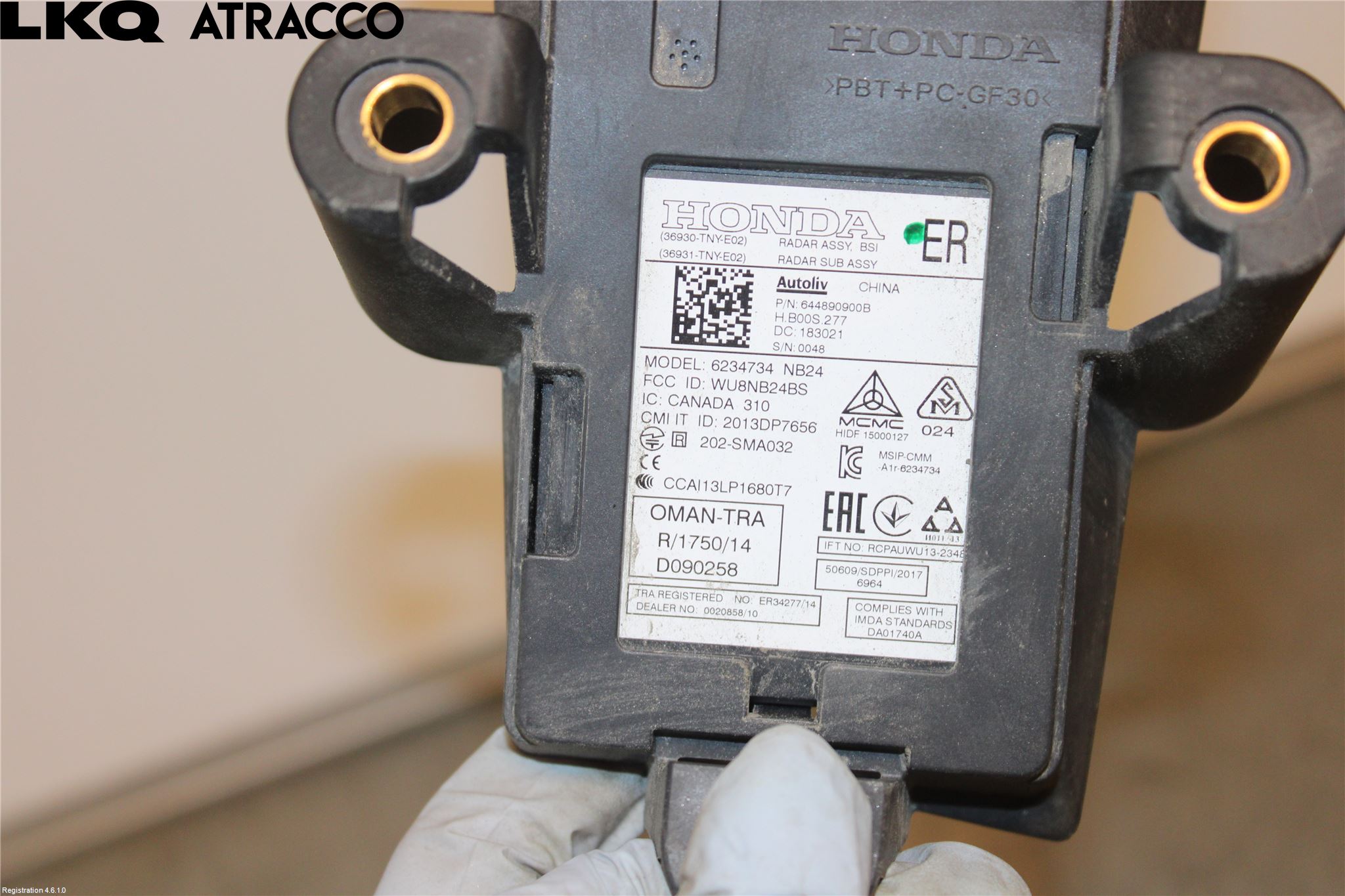 Honda CR-V 19-22 Sensor Kollisjonsbeskyttelse