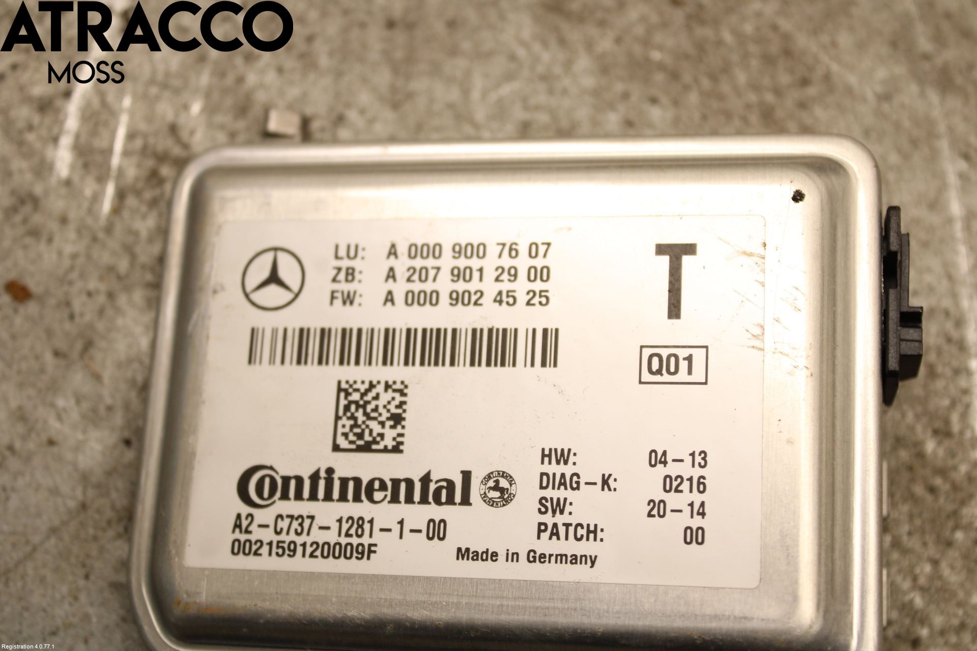 Mercedes-Benz MB E-KLASS (W212) 09-16 Parkeringshjelp Kamera