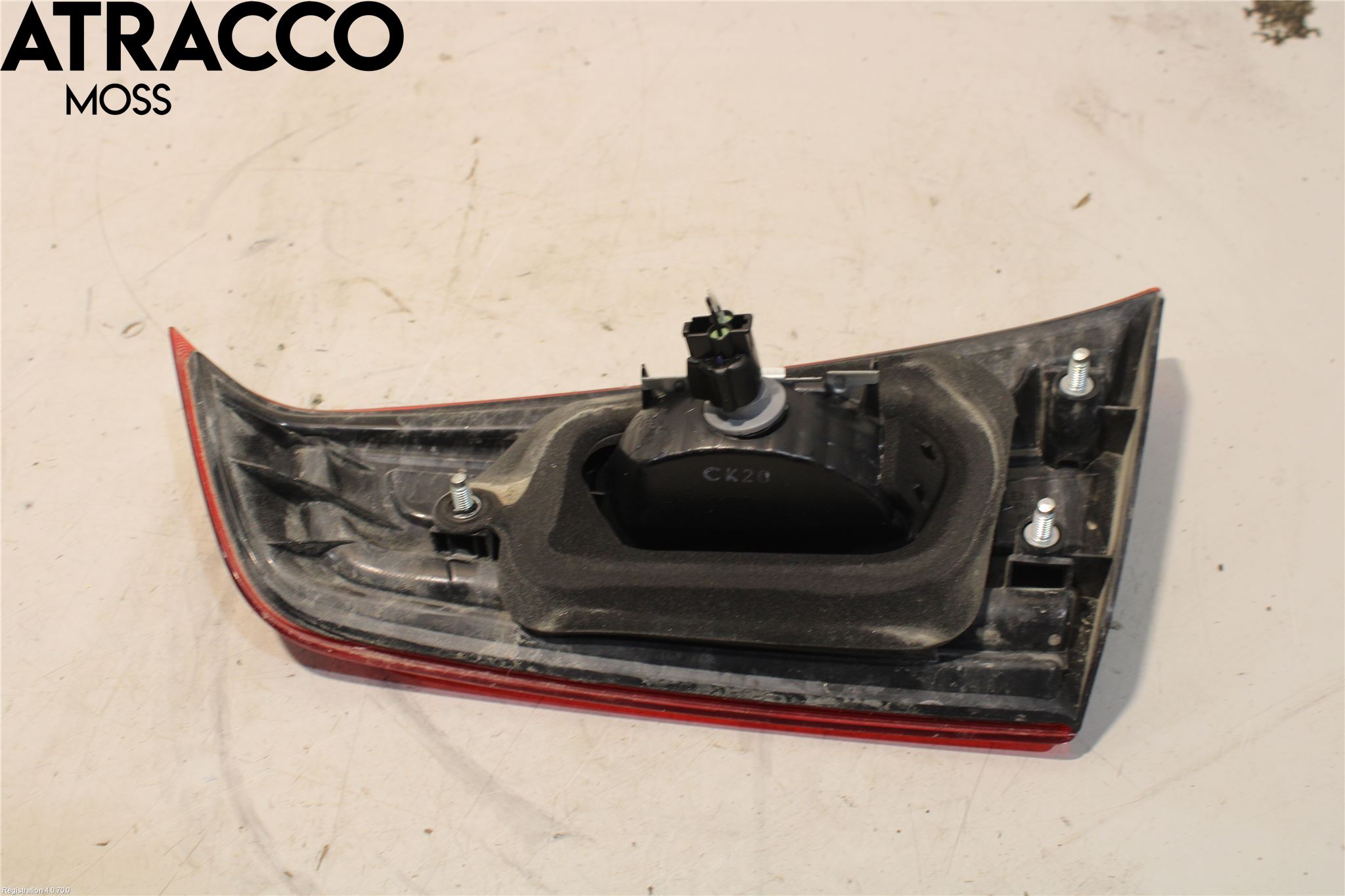 Mitsubishi ASX 10-22 Baklykt Venstre  På Luke(Indre