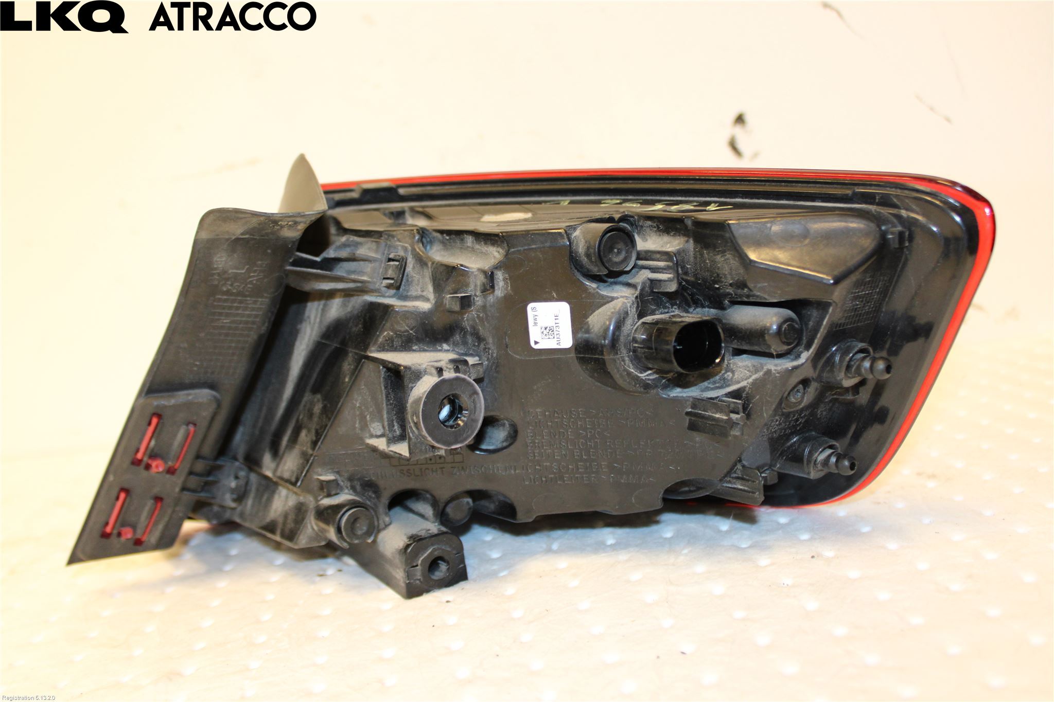 Audi A3/S3 05-13 Baklykt Venstre