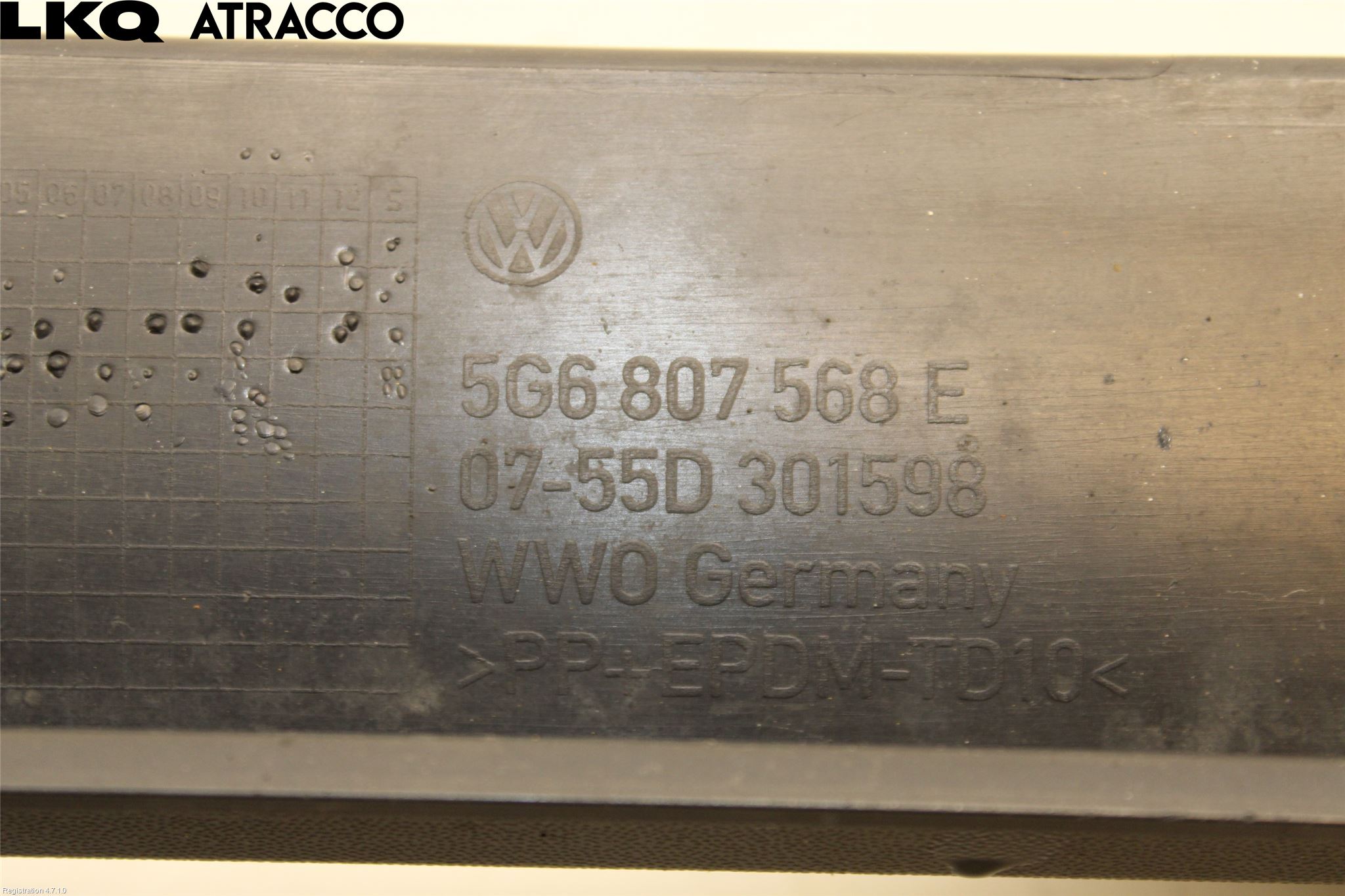 Volkswagen VW GOLF / E-GOLF VII 13-20 Spoiler Bak