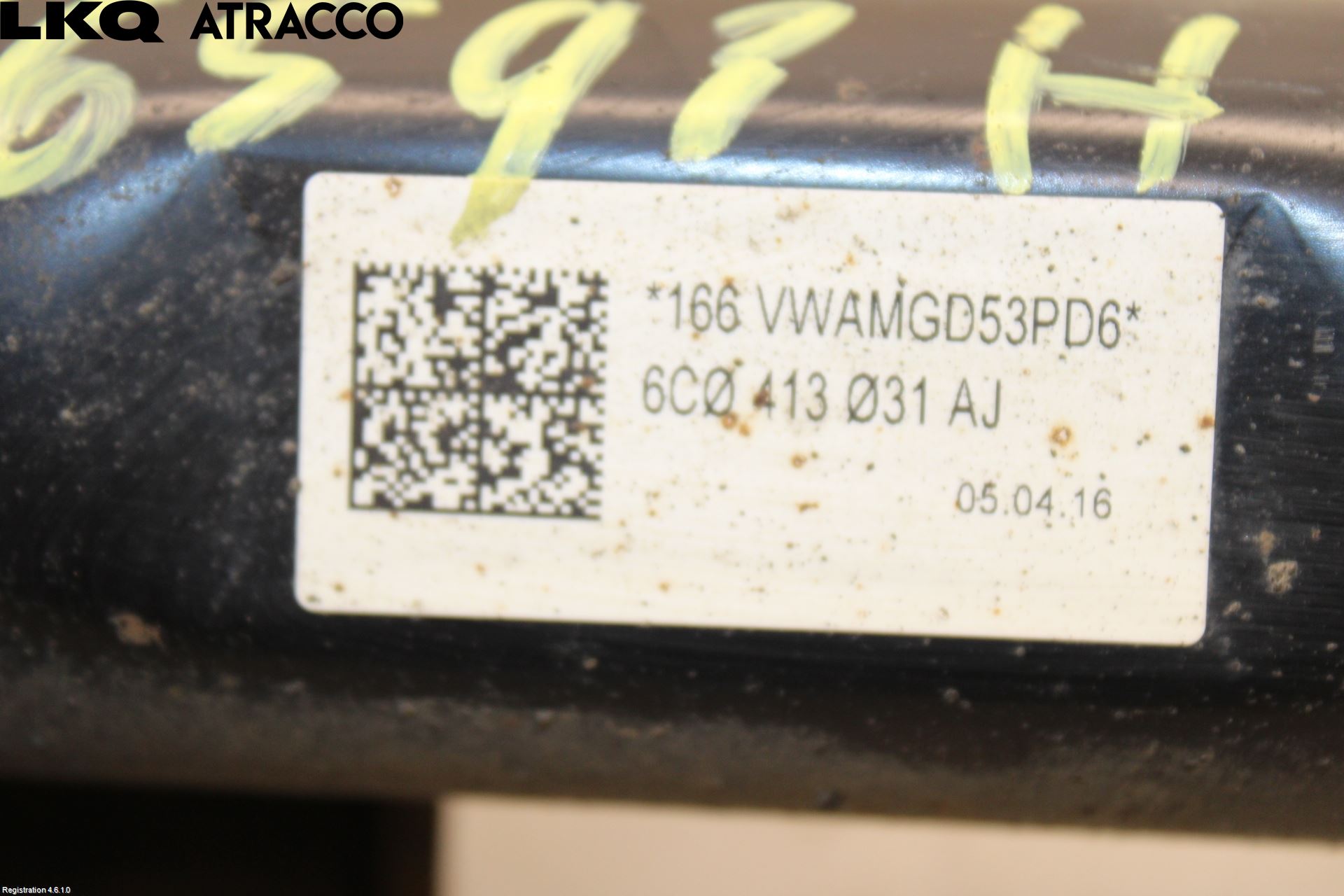 Volkswagen VW POLO 10-17 Fjærbein Foran Høyre