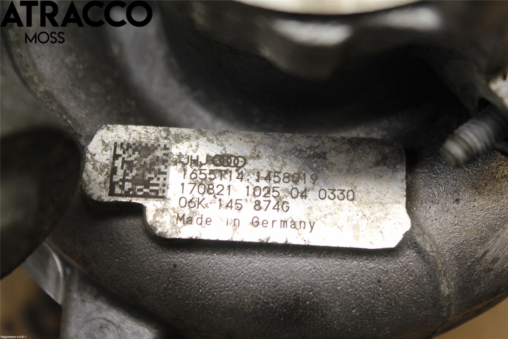 Volkswagen VW GOLF / E-GOLF VII 13-20 Turboaggregat