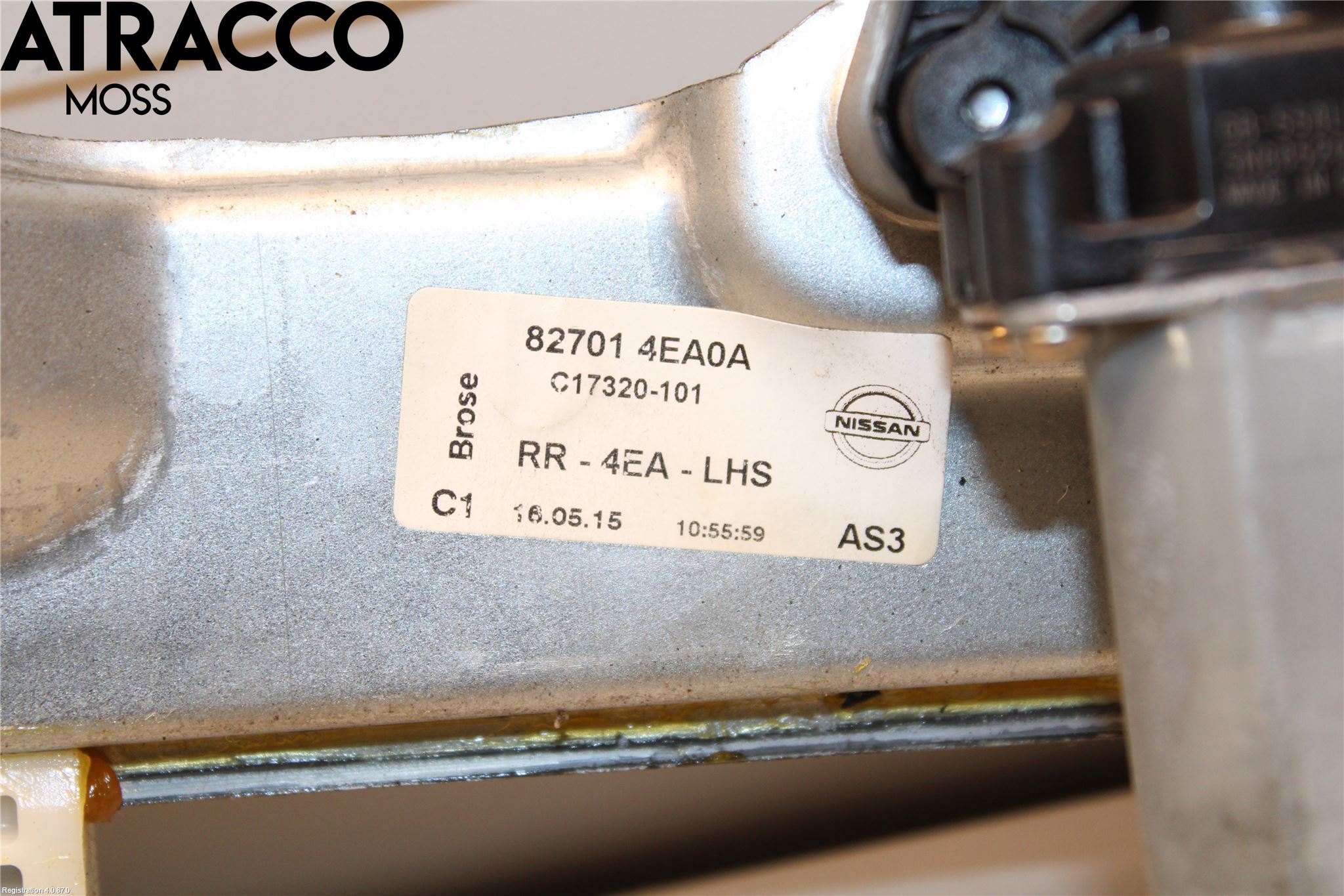 Nissan QASHQAI 14-17 Vindusheis El Komp