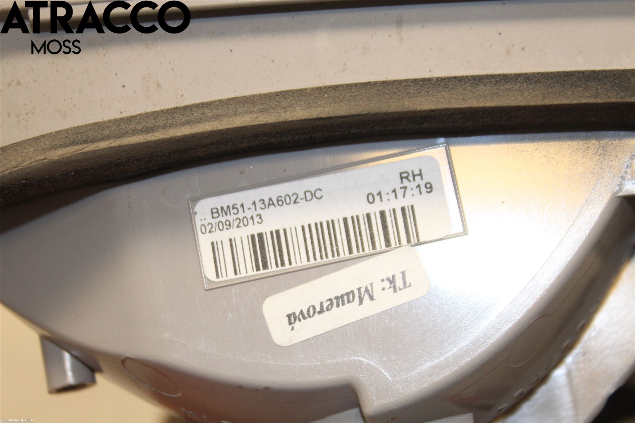 Ford FOCUS 11-14 Baklykt Høyre  På Luke(Indre)