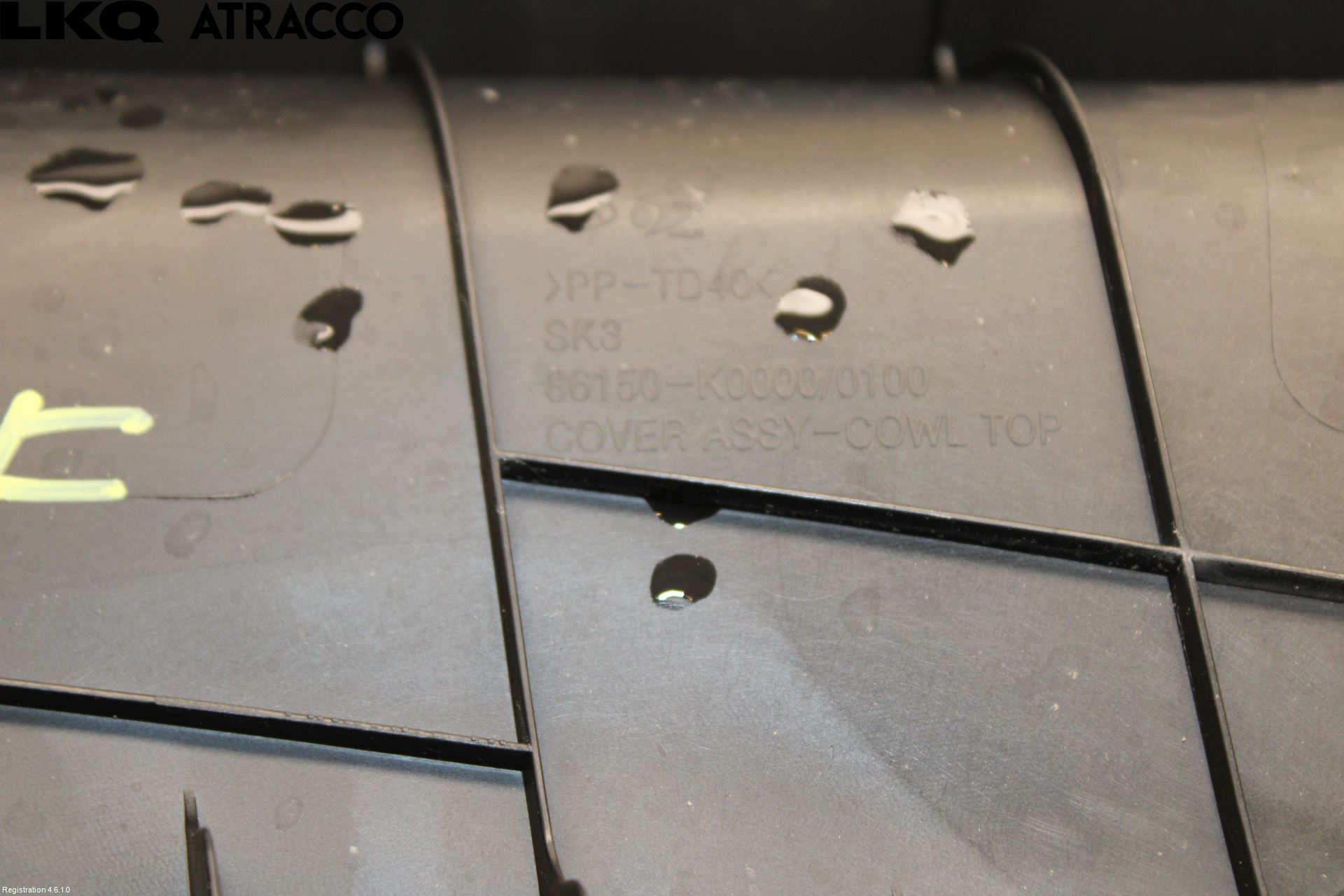 Kia SOUL 09- Visker Deksel-Grill-Under Frr