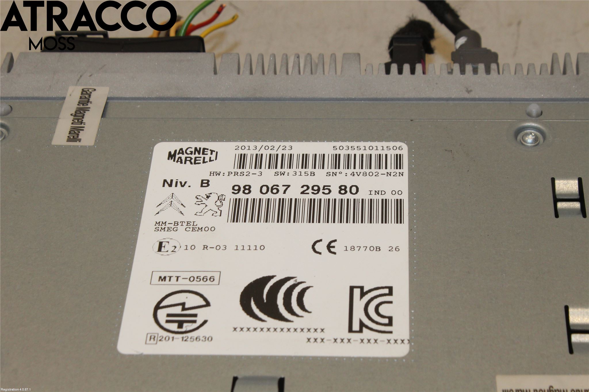 Peugeot 208 12-15 Stereo Radio