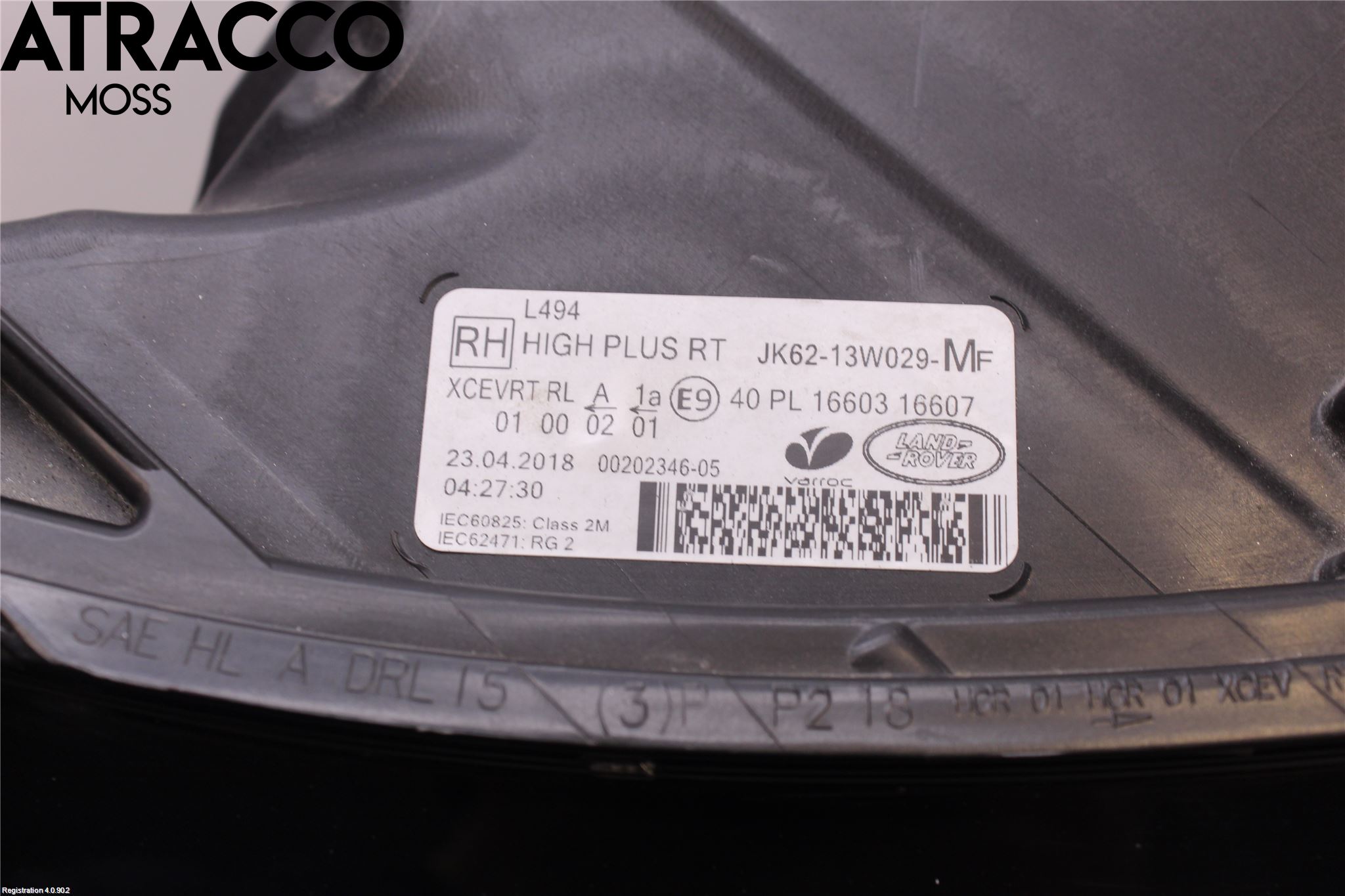 Landrover RANGE ROVER SPORT (L494) 14-22 Frontlykt Høyre
