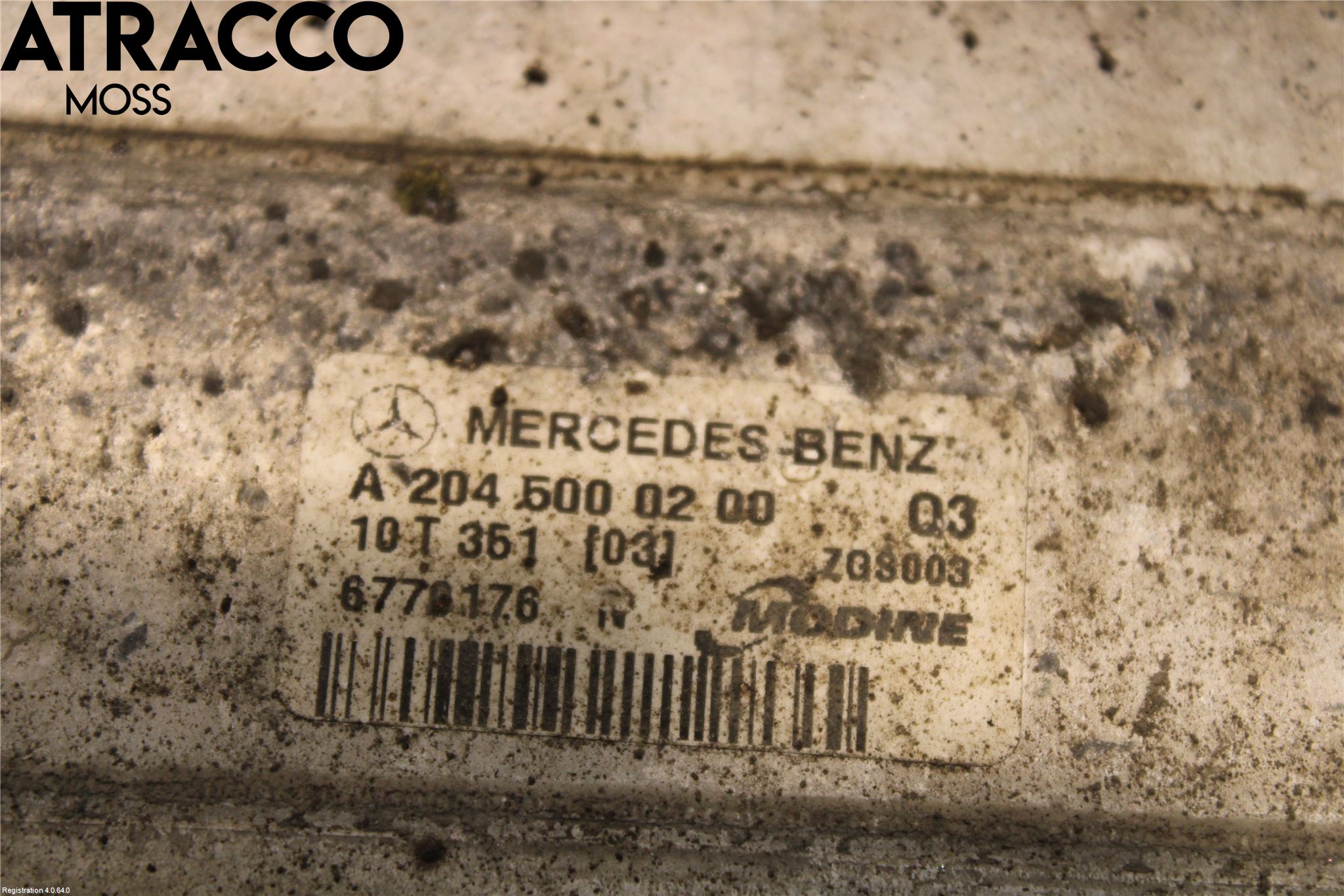 Mercedes-Benz MB E-KLASS (W212) 09-16 Intercooler Radiator