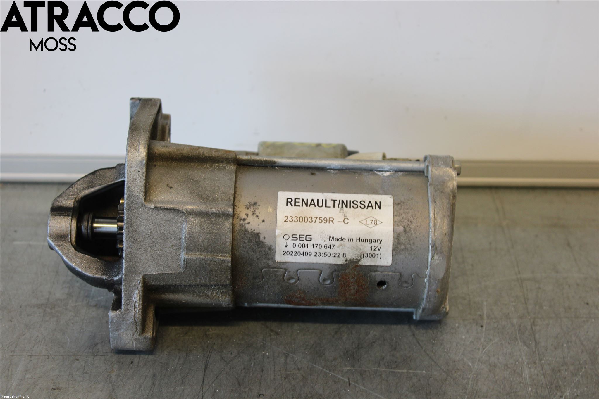 Renault KANGOO II 15-21 Startmotor