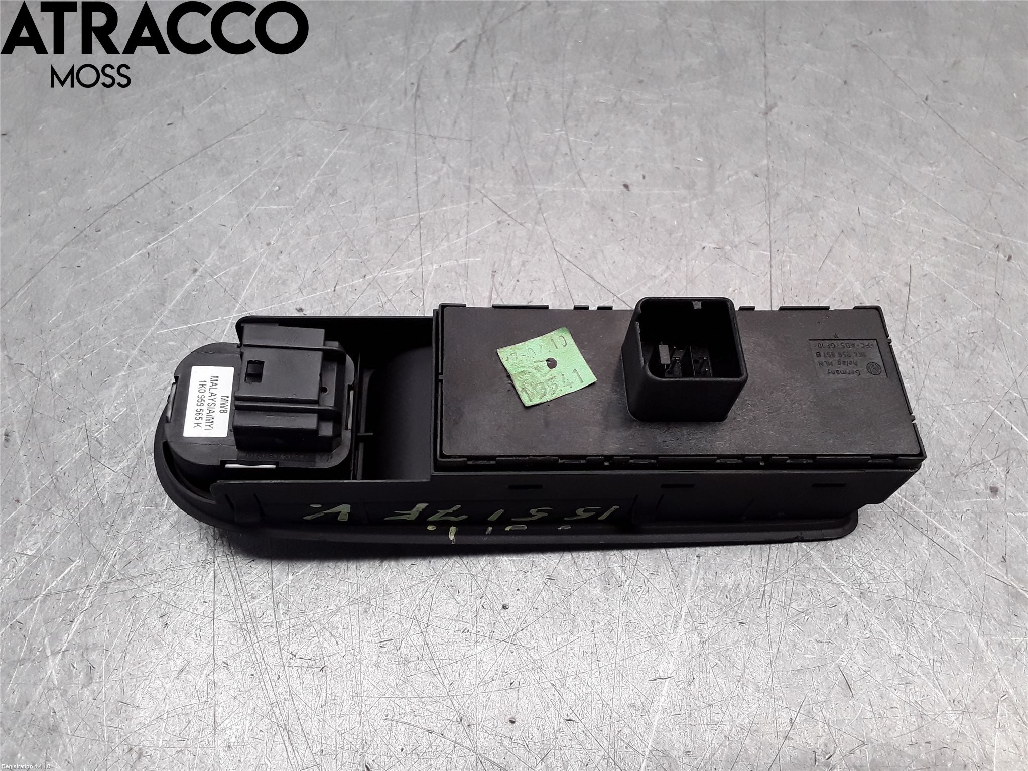 Volkswagen VW GOLF VI 09-13 Bryter Vindusheis