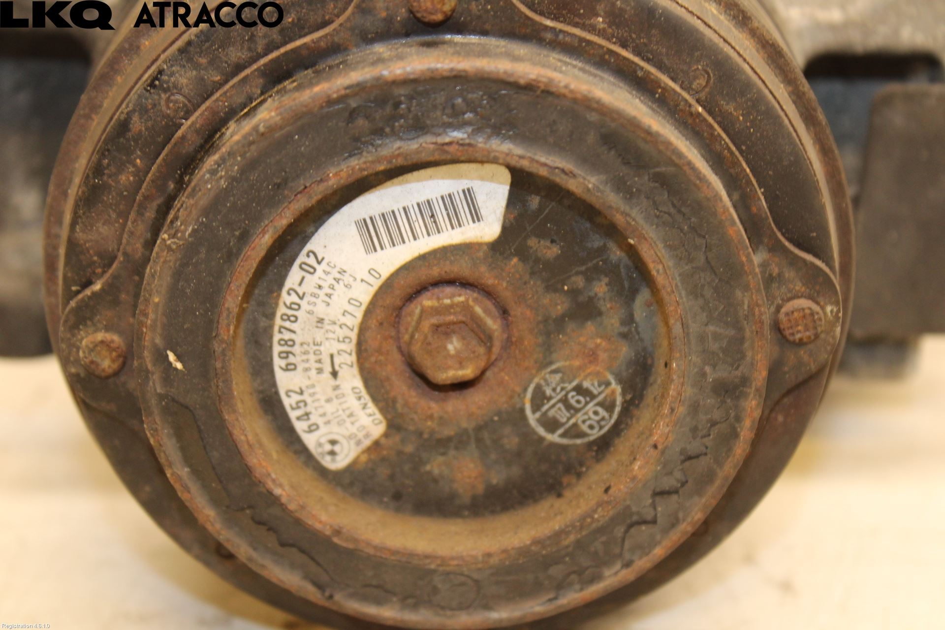 BMW 3 E90/91 SED/TOU 05-12 Varme Ac Kompressor