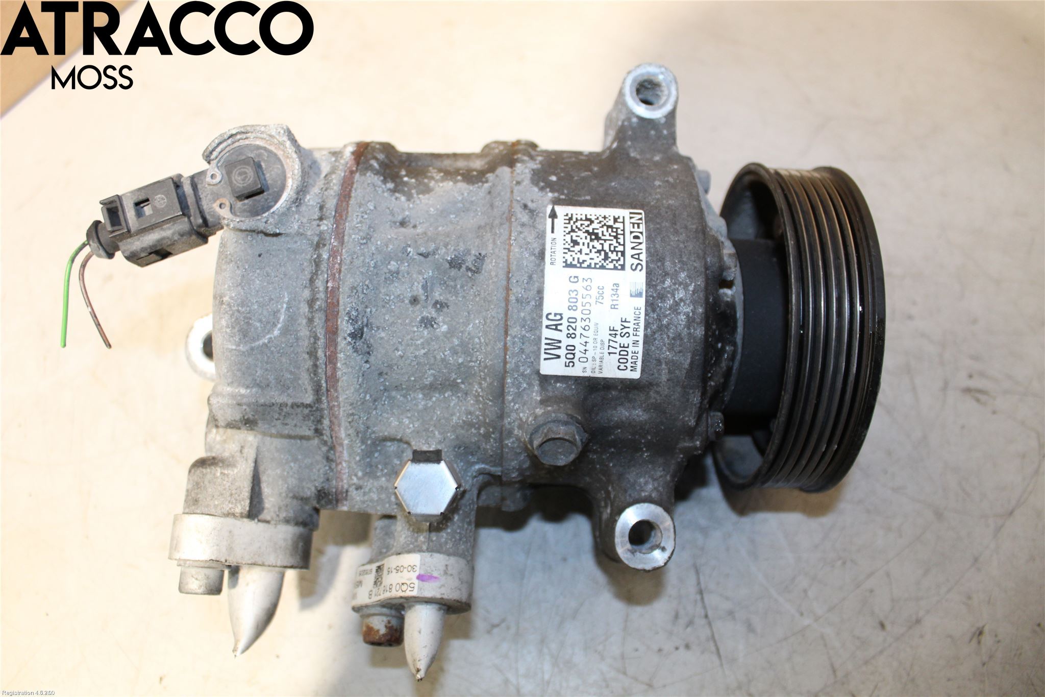 Volkswagen VW PASSAT 15-19 Varme Ac Kompressor