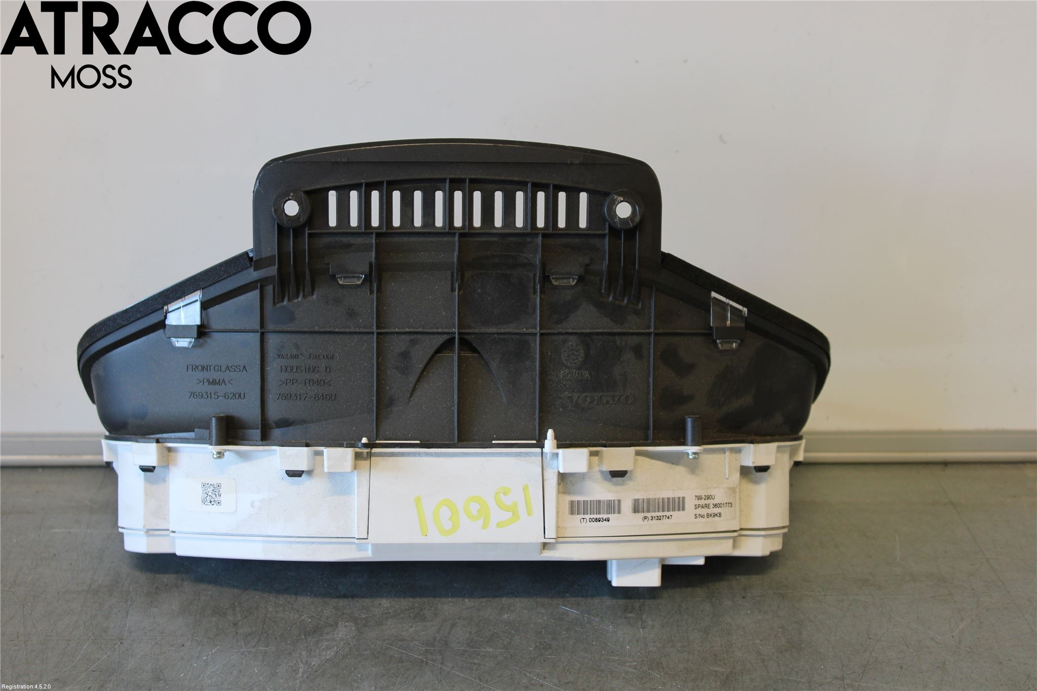 Volvo V70 14-16 Instr Kombinert