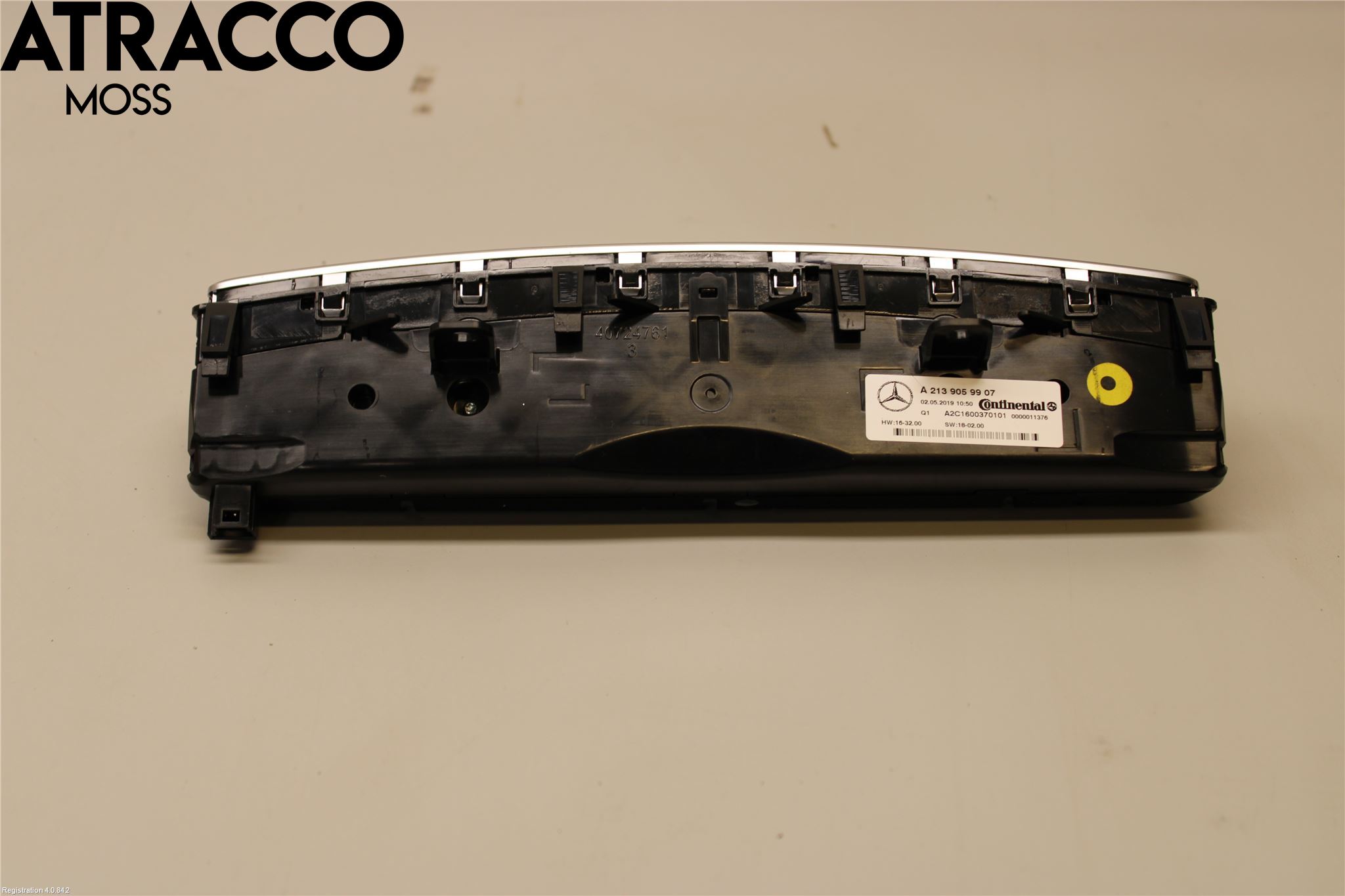 Mercedes-Benz MB E-KLASS (W213) 16-23 Varme Ac Betjening-Display